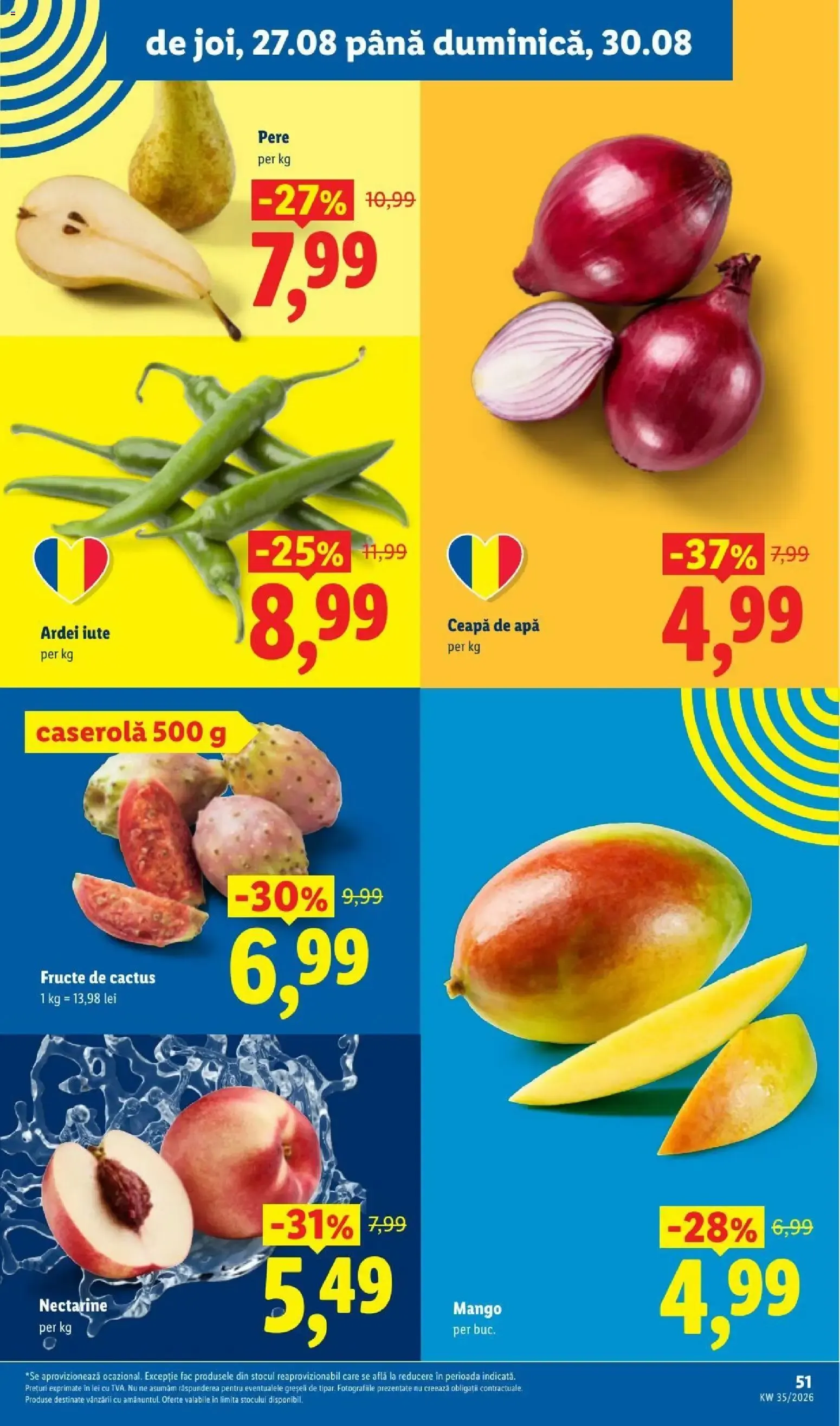 Catalog LIDL: Ieftin și înainte, și după ziua de salariu (Ofertas del 24 al 30 de agosto de 2026) de la 24 august până la 30 august 2026 - Revista Pagina 51