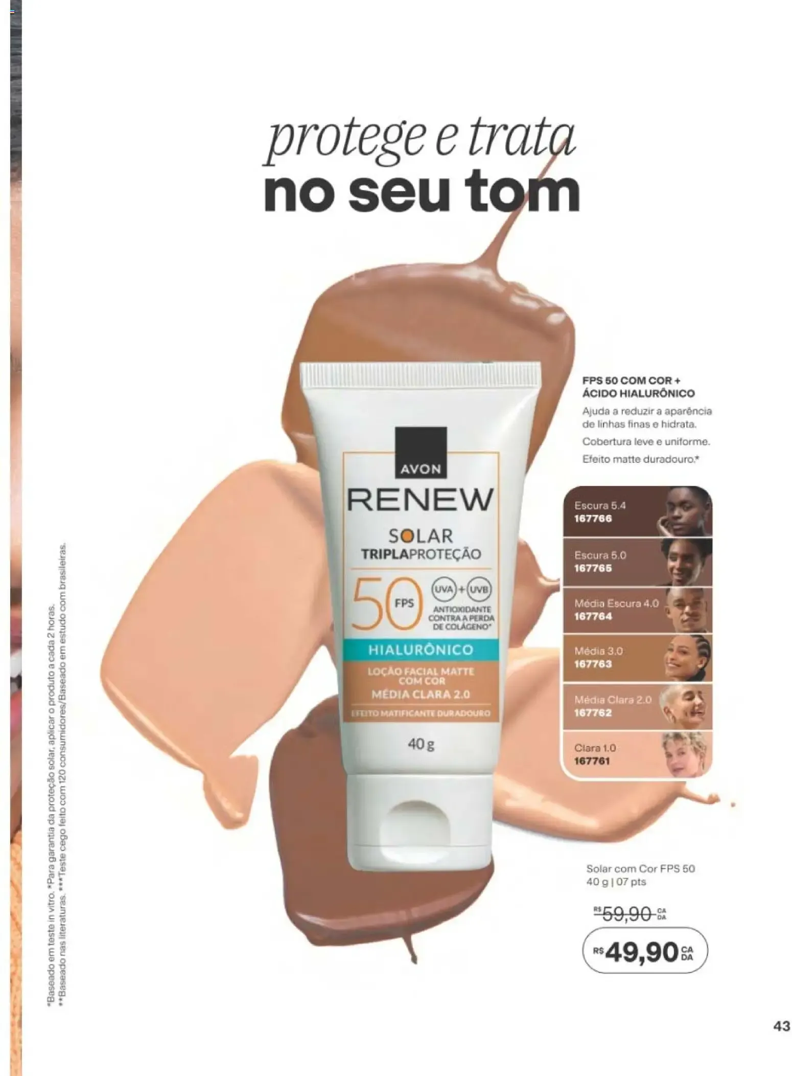 Encarte de Revista Avon folheto - Campanha 11 de 29/06/2026 | Promoção Online 29 de junho até 20 de julho 2026 - Pagina 43