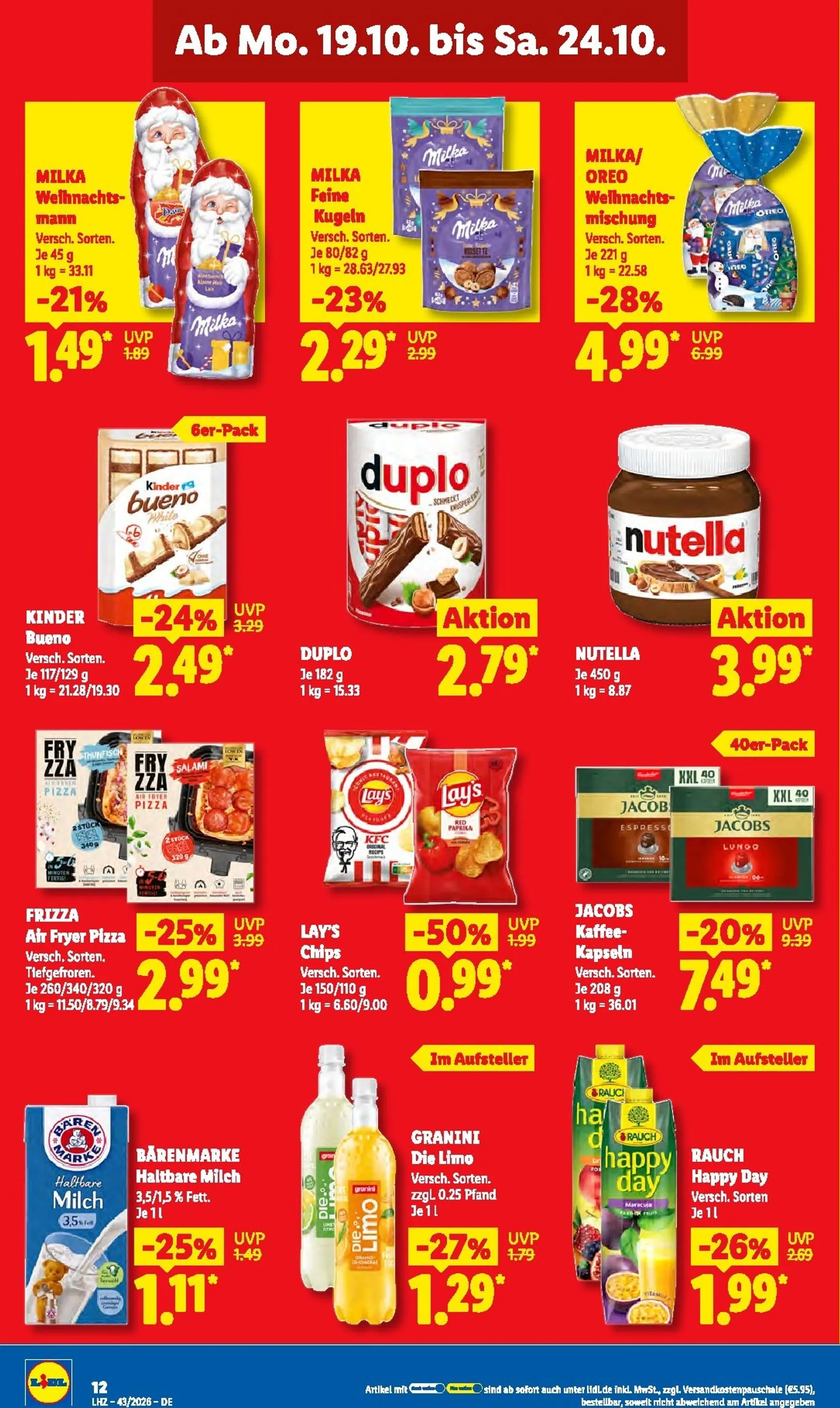 Lidl Prospekt nächste Woche – von Montag 19.10.2026 bis Samstag 24.10.2026 von 19. Oktober bis 24. Oktober 2026 - Prospekt seite 21
