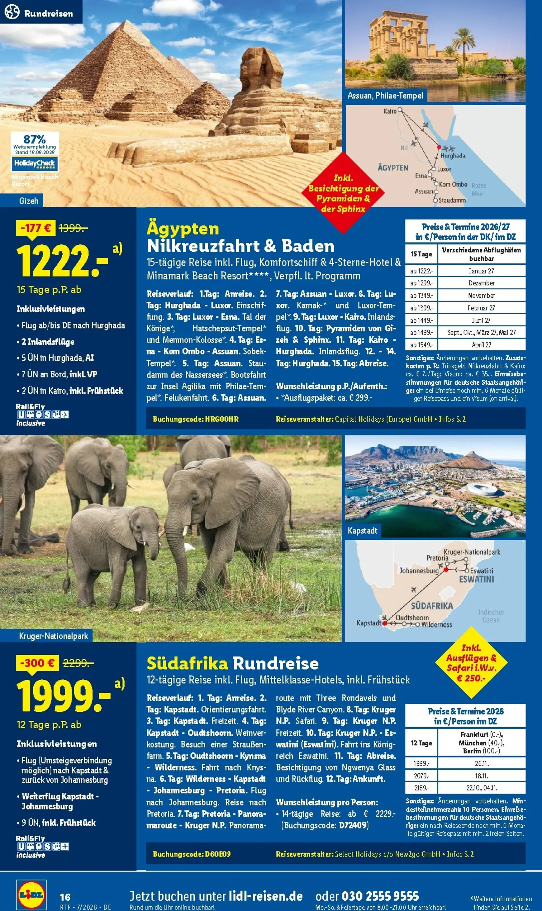 Lidl Reisen: Auf die Berge, fertig, los. Last Minute Urlaub von 15. Juli bis 15. August 2026 - Prospekt seite 16