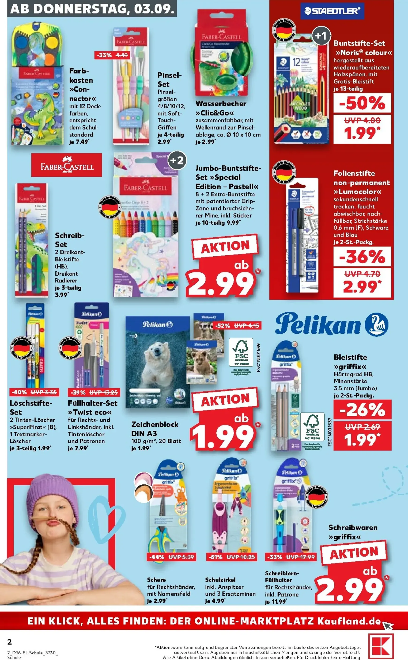 Neuer Kaufland - Back to School Prospekt – von Donnerstag 03.09.2026 bis Mittwoch 16.09.2026 von 3. September bis 16. September 2026 - Prospekt seite 2