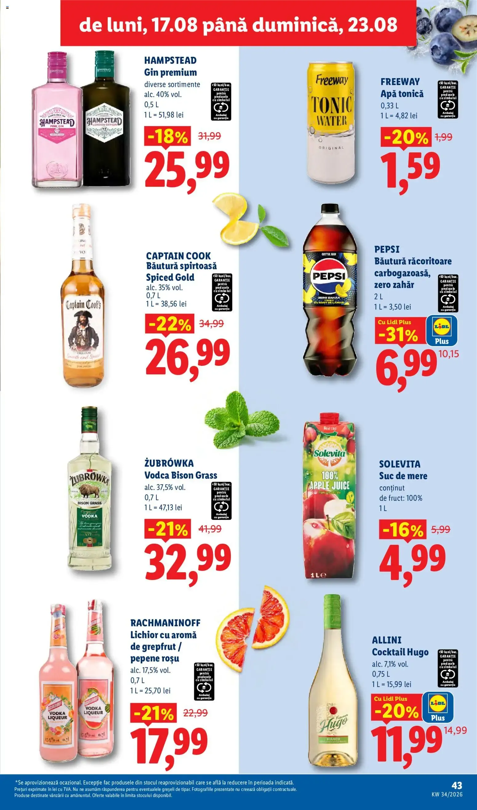 Catalog Catalog LIDL 17.08.2026 - Oferta și Revista online de la 17 august până la 23 august 2026 - Revista Pagina 43