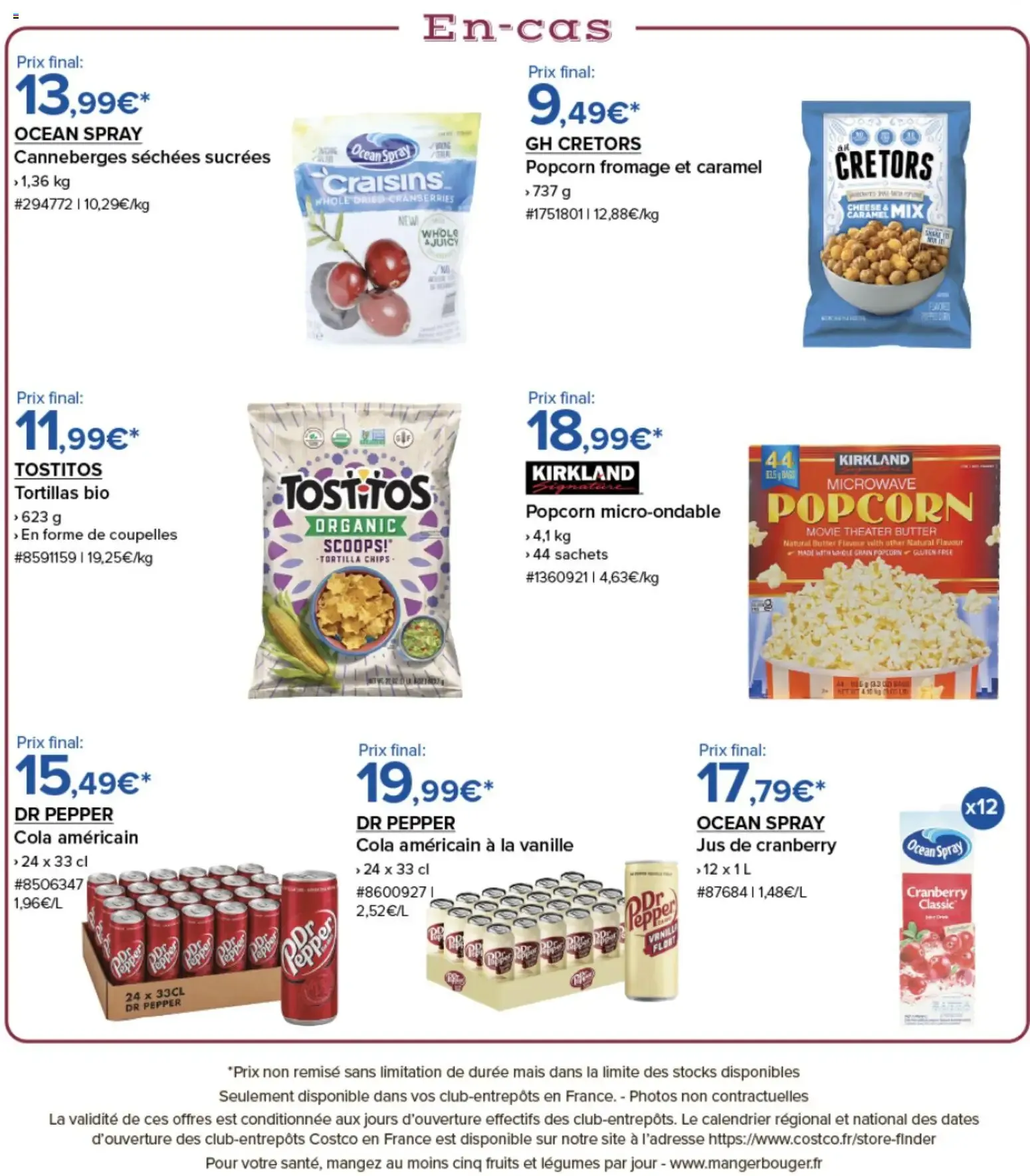 Costco Saveurs d'Amérique à partir du 30/06/2026 - promo en ligne du 30 juin au 5 juillet 2026 - Catalogue page 4
