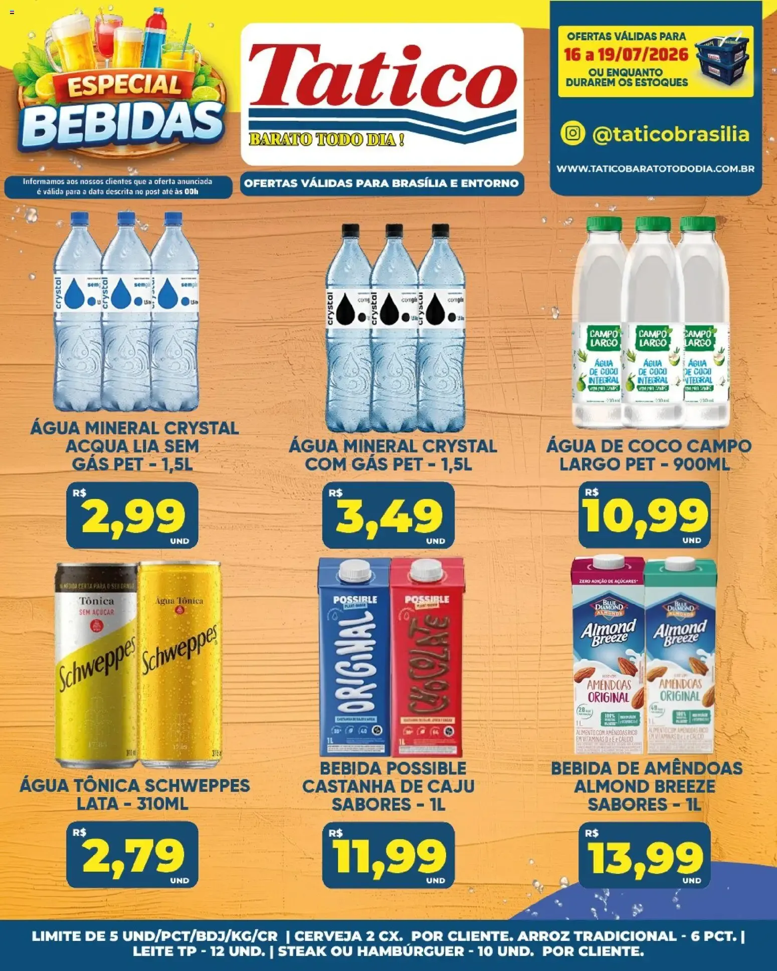 Encarte de Tatico ofertas Fim de Semana de 18/07/2026 | Promoções Online 18 de julho até 19 de julho 2026 - Pagina 44