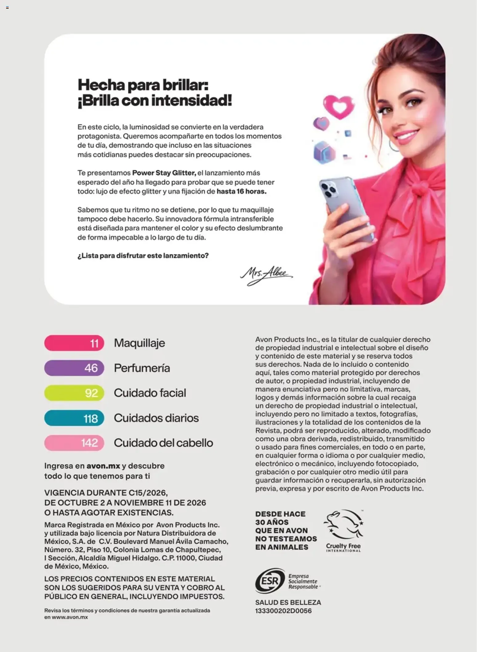 Catálogo de AVON CATÁLOGO PDF - AVON campaña 15 2026 2 de octubre al 11 de noviembre 2026 - Pagina 9
