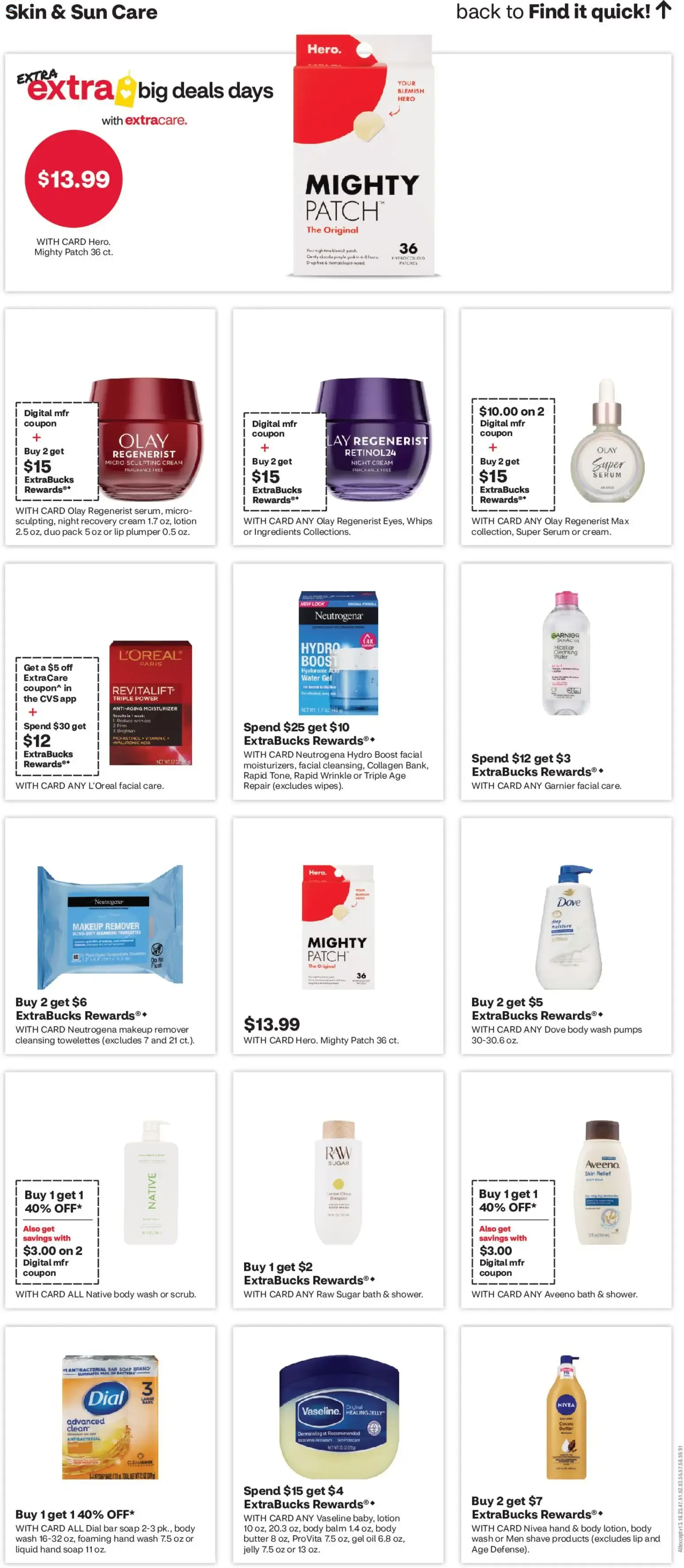 Weekly ad CVS: EXTRA extra big deals days with ExtraCare from September 27 to October 3 2026 - Page 13