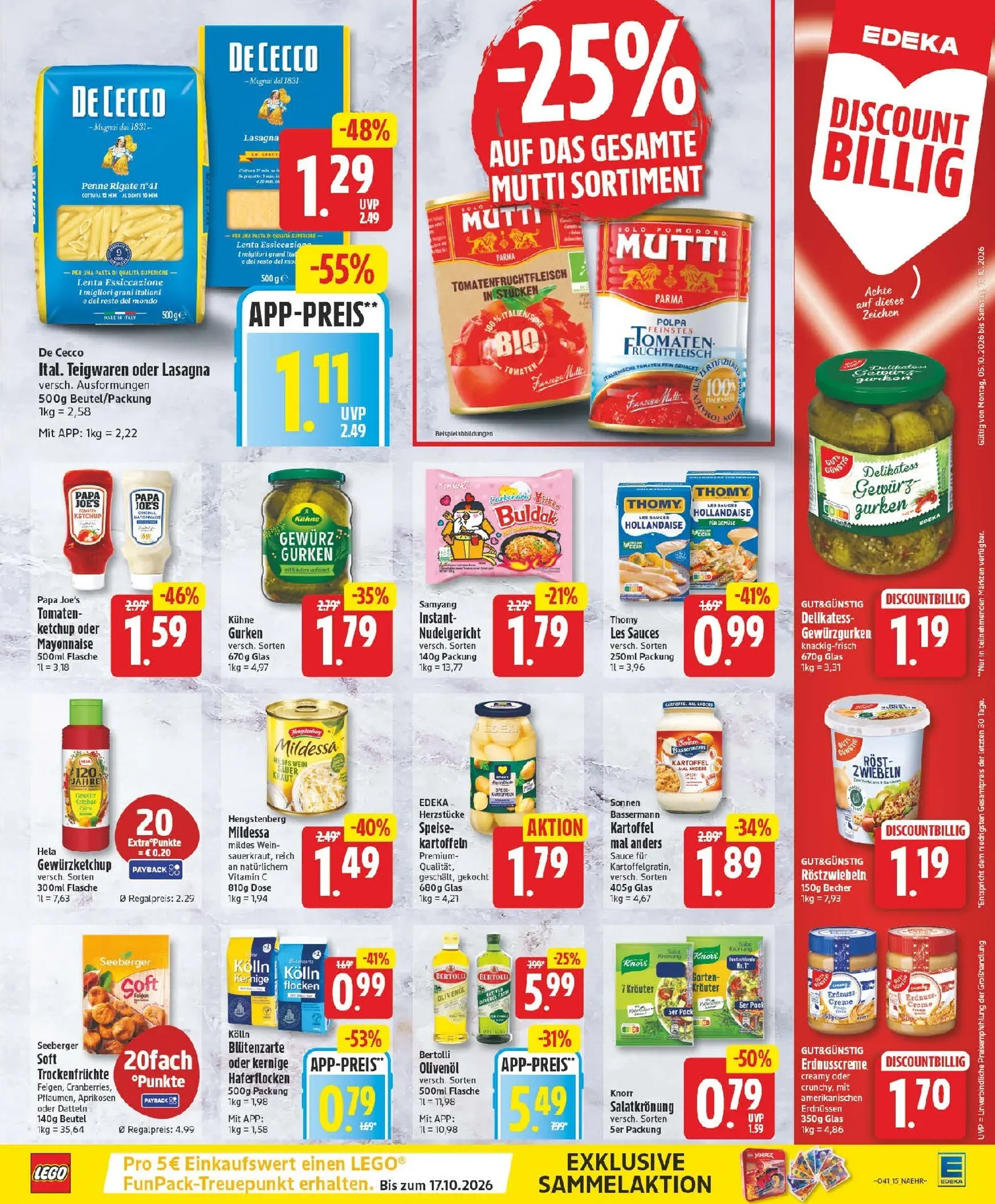 Edeka Prospekt nächste Woche – von Montag 05.10.2026 bis Samstag 10.10.2026 von 5. Oktober bis 10. Oktober 2026 - Prospekt seite 15