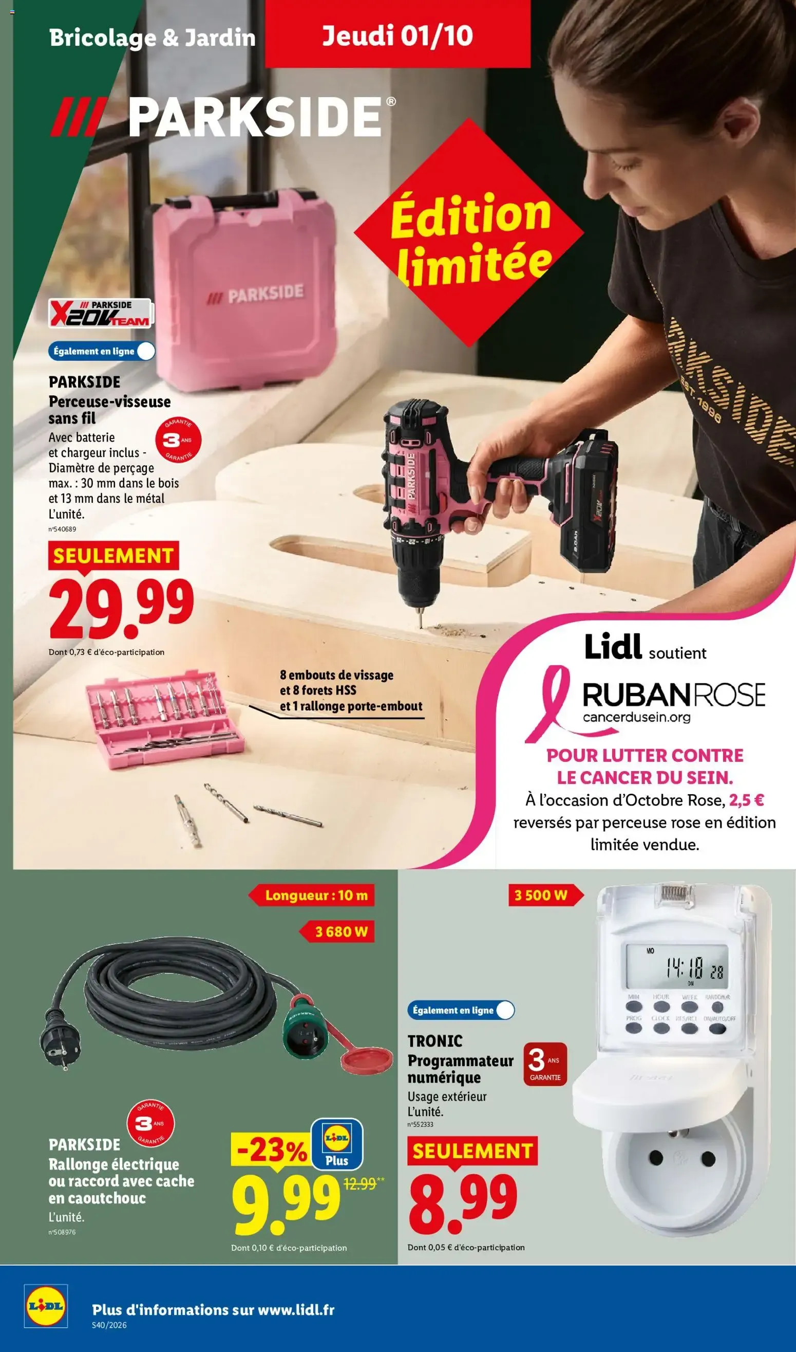 Catalogue LIDL du 01/10/2026 | Promo prospectus en ligne du 1 octobre au 7 octobre 2026 - Catalogue page 40