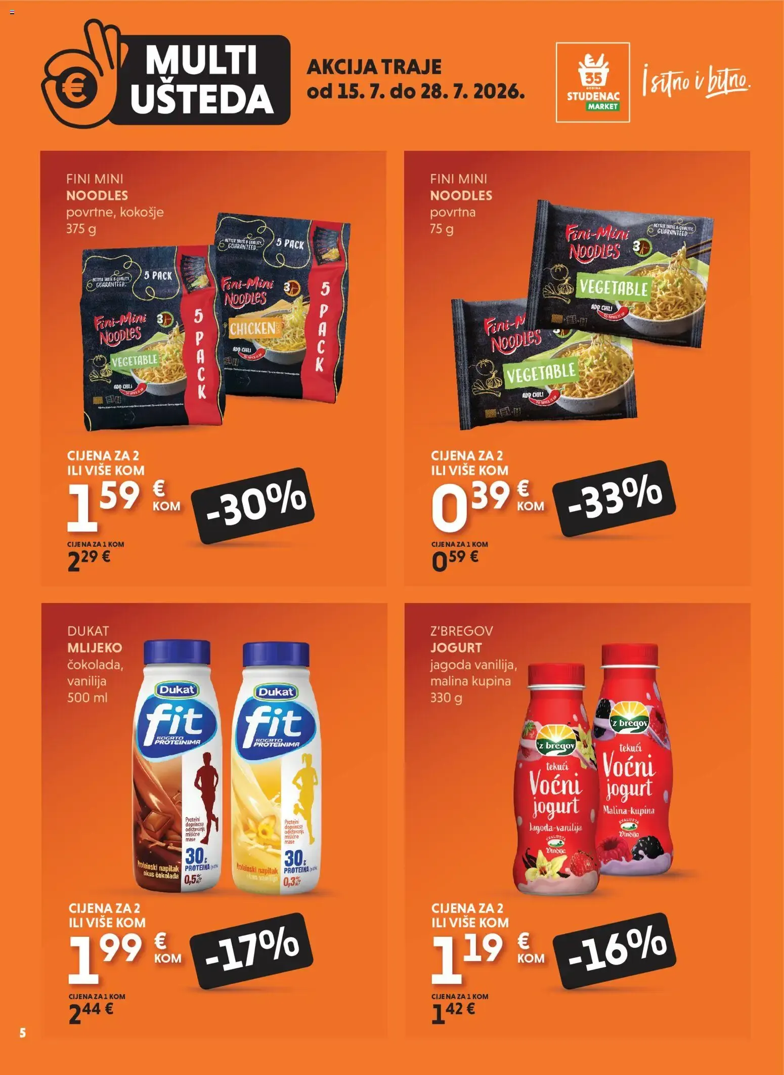 Katalog Multi Ušteda od 15. srpnja do 28. srpnja 2026. - Pregled Stranica 5