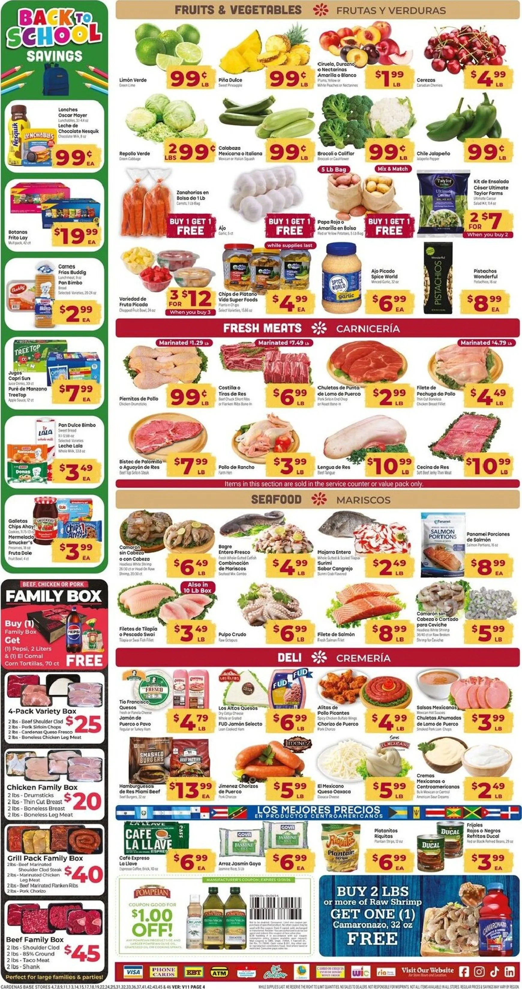 Weekly ad Current Cardenas Markets leaflet valid from Wednesday 08/05/2026 to Tuesday 08/11/2026 from August 5 to August 11 2026 - Page 4