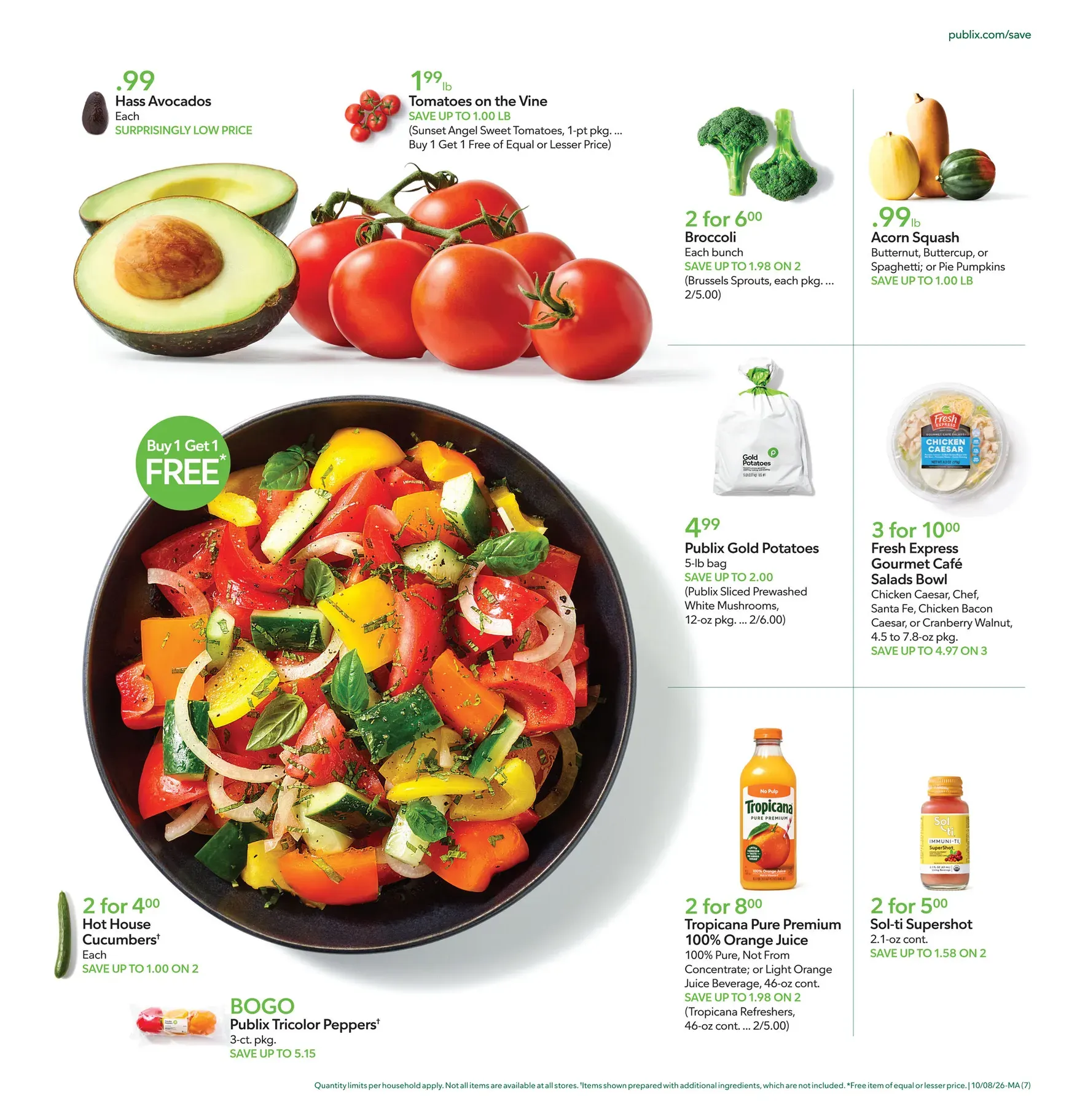 Weekly ad Current Publix leaflet valid from Thursday 10/08/2026 to Wednesday 10/14/2026 from October 8 to October 14 2026 - Page 7