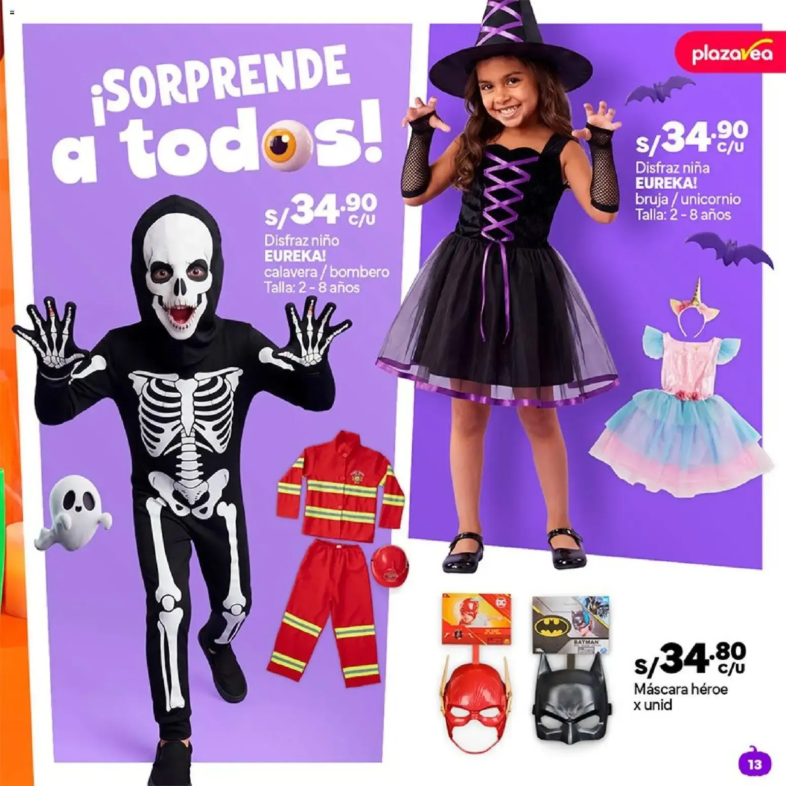 Catalogo de Catálogo Plaza Vea - Díptico Halloween online del 12/10/2026 12 de octubre al 1 de noviembre 2026 - Pag 13