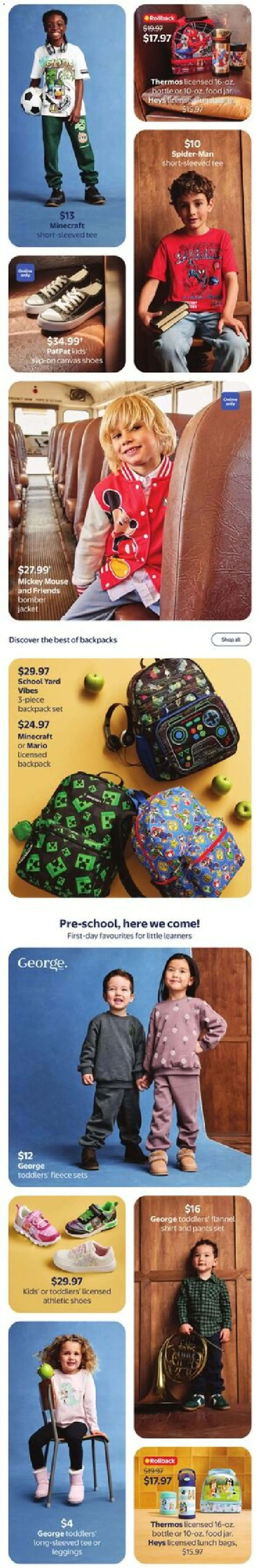 Walmart flyer - Back to cool from Jul 30, 2026 > weekly specials & deals from July 30 to September 16 2026 - flyer page 4