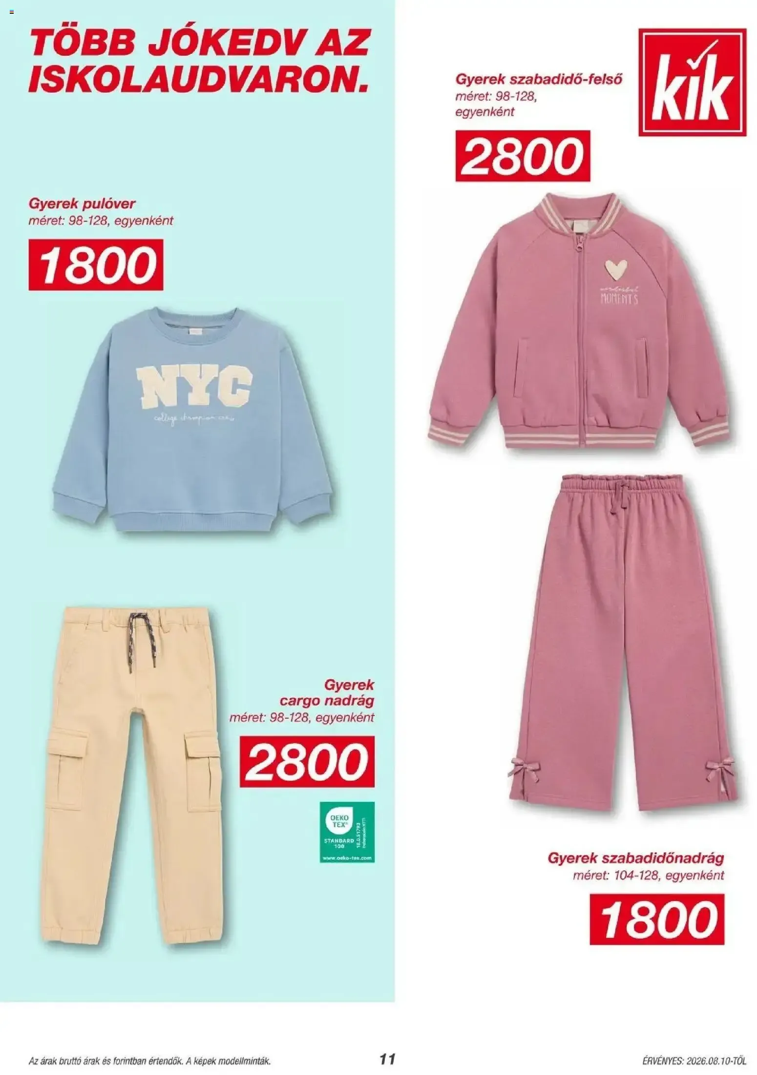 Katalógus Kik: Más alegría en la escuela. Ofertas en ropa infantil y artículos escolares con motivos Bluey y Spiderman. augusztus 10.-tól augusztus 16.-ig 2026. - Oldal 11
