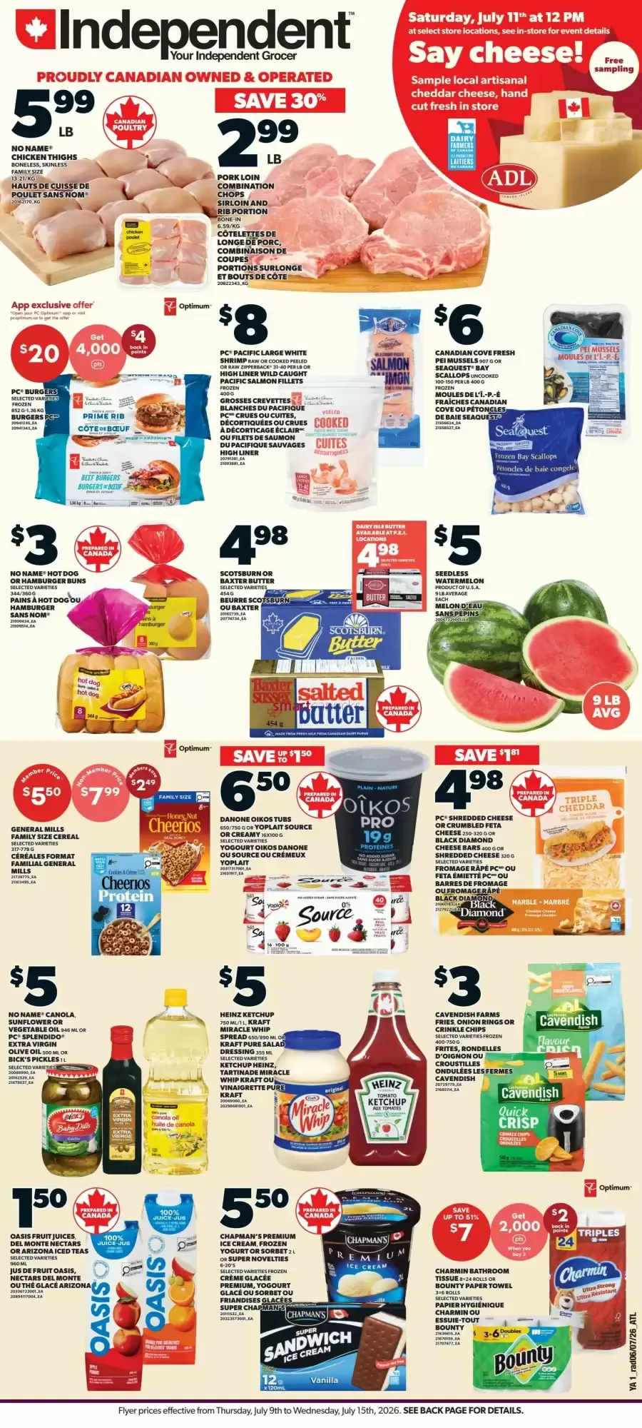 Independent Grocer flyer week 28 from July 9 to July 15 2026 - flyer page 1