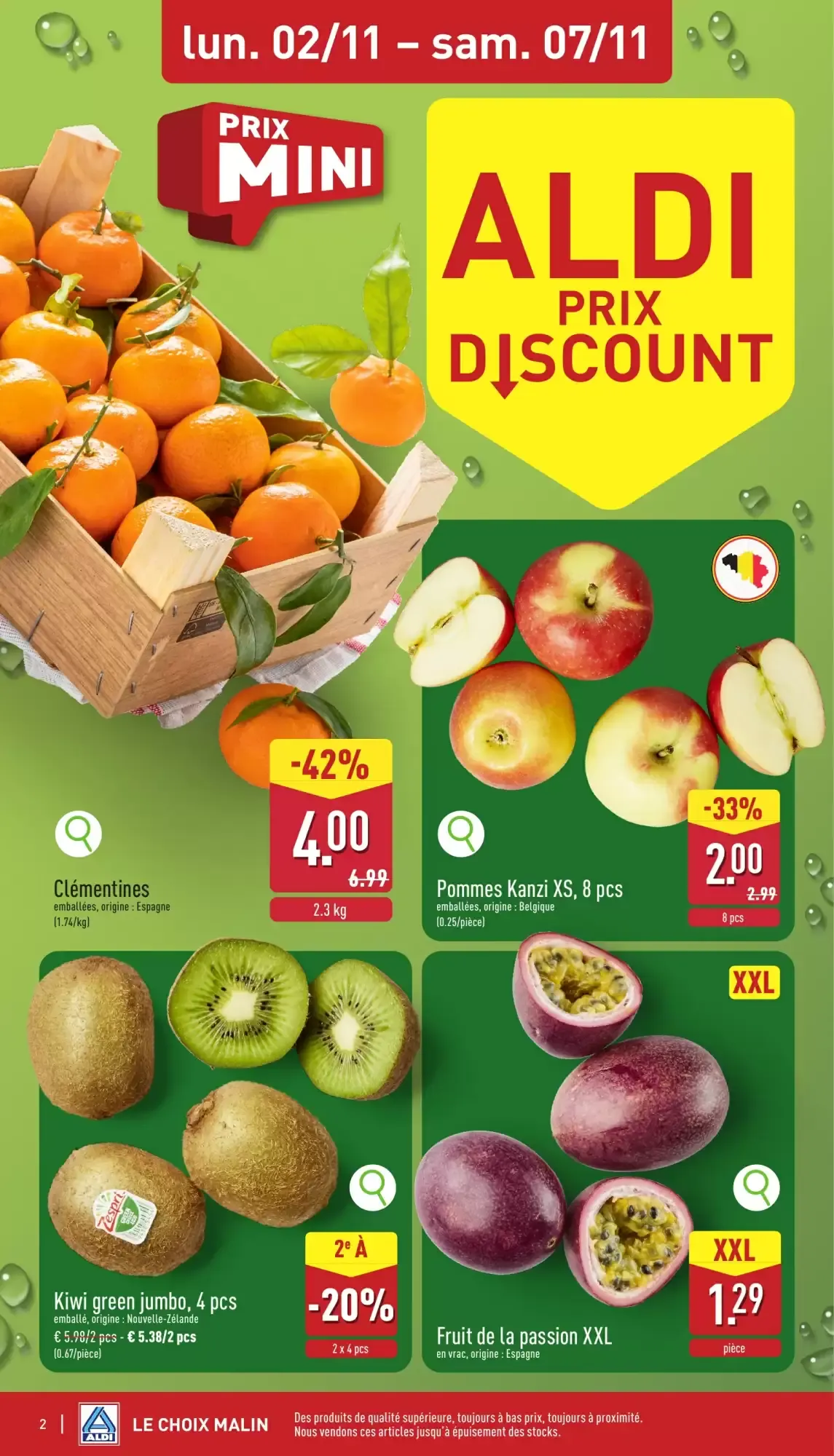 ALDI Dépliant du lun. 02/11 au sam. 07/11 inclus van 2 november tot 7 november 2026 - folder pagina 2