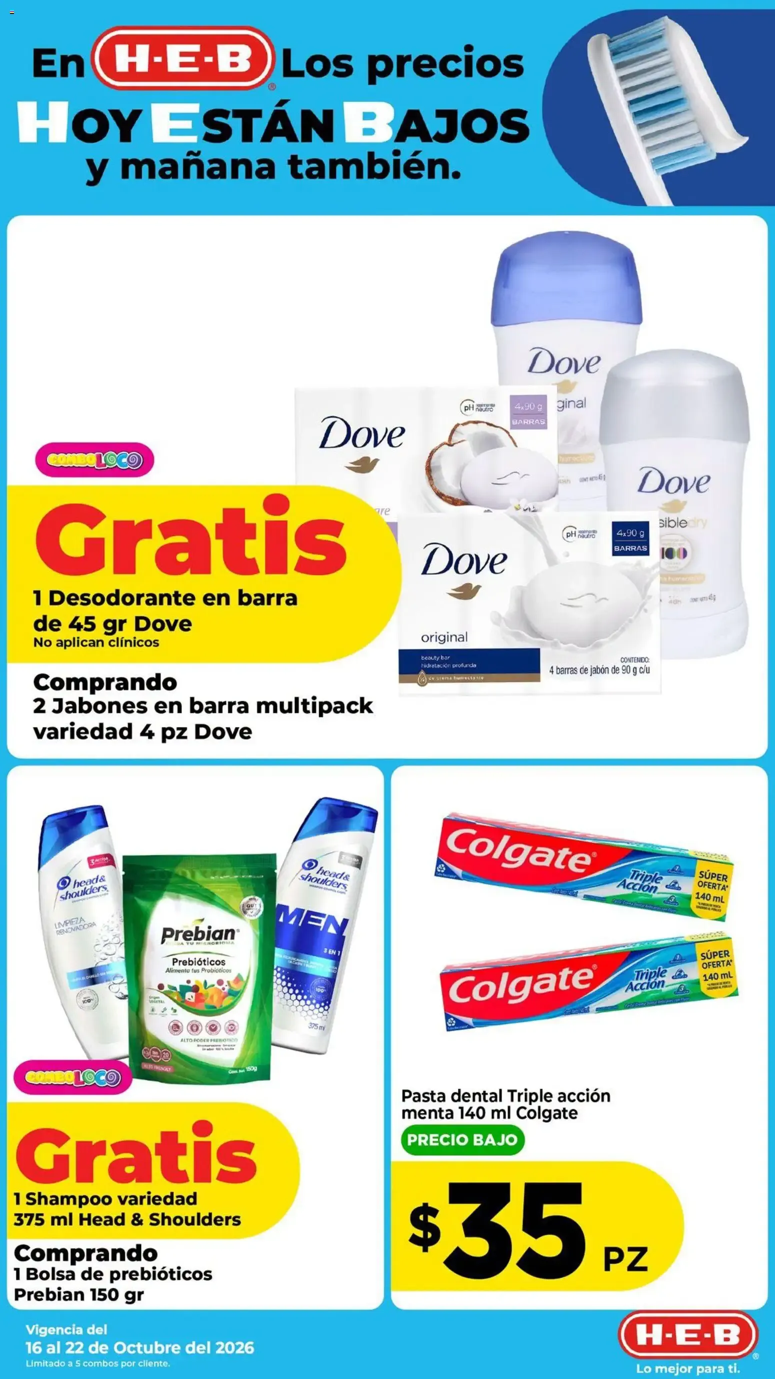 Catálogo de En H-E-B Los precios HOY ESTÁN BAJOS y mañana también. 16 de octubre al 19 de octubre 2026 - Pagina 7