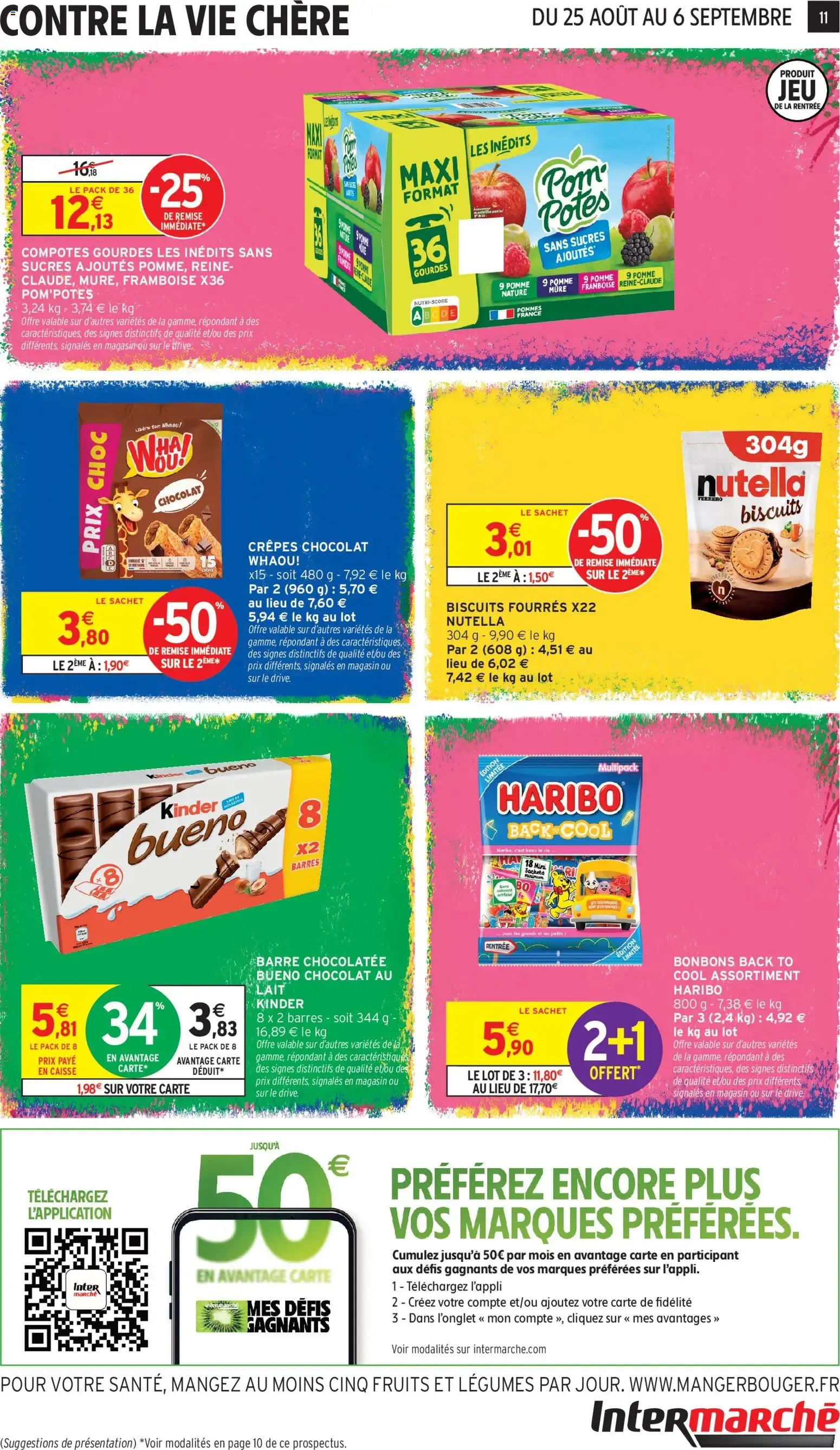 Intermarché - Découvrez nos offres spéciales rentrée à partir du 25/08/2026 - promo en ligne du 25 août au 6 septembre 2026 - Catalogue page 11