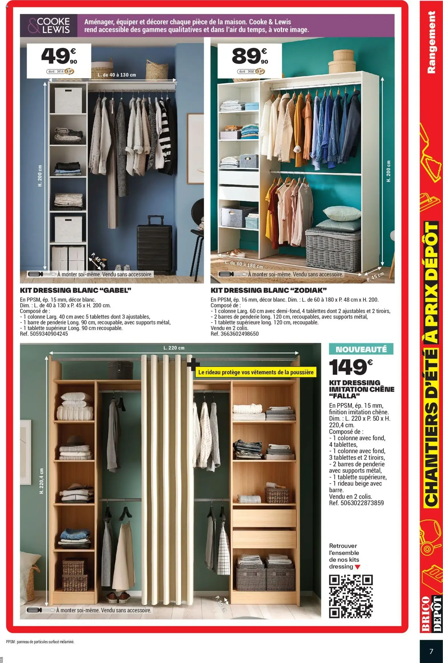 Brico Dépôt catalogue à partir du 17/07/2026 - promo en ligne du 17 juillet au 30 juillet 2026 - Catalogue page 7
