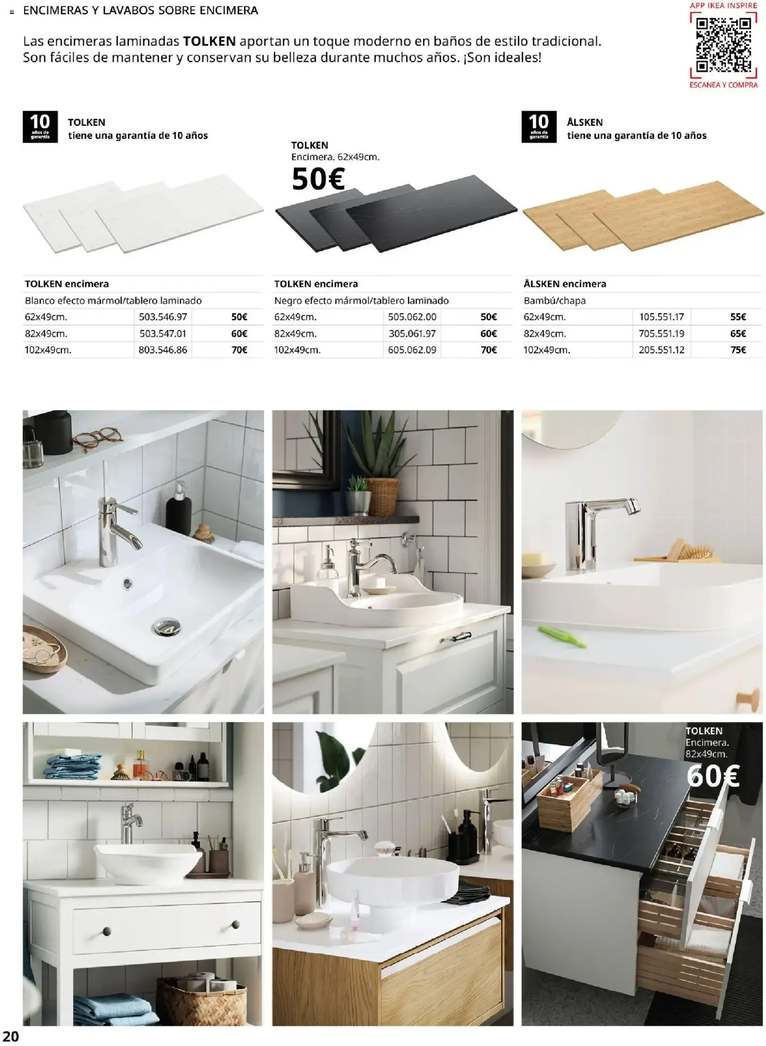Catálogo de GUÍA DE COMPRA Muebles para el baño 1 de septiembre al 31 de enero 2027 - Página 20