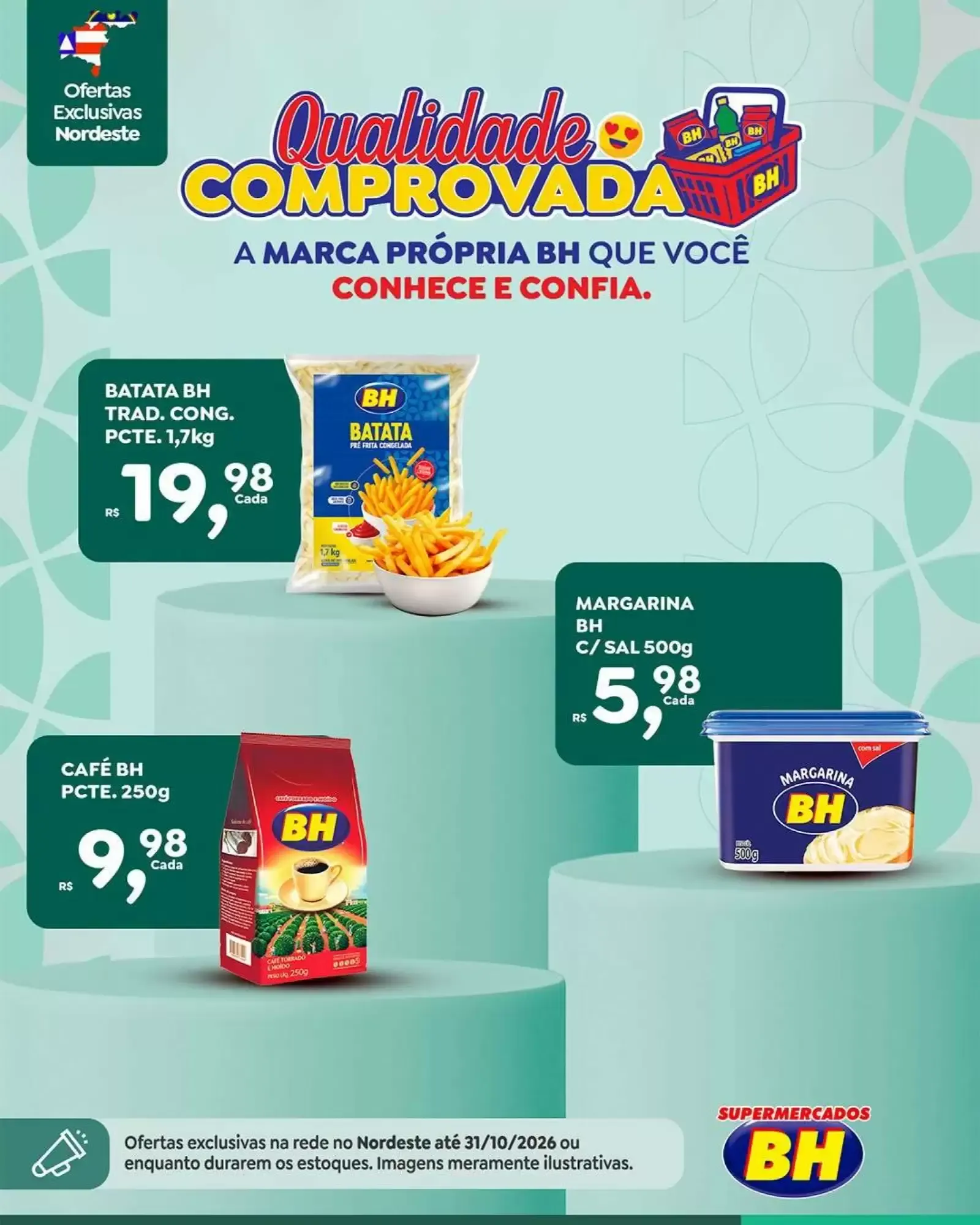Encarte de Folheto Supermercados BH 18 de outubro até 31 de outubro 2026 - Pagina 1