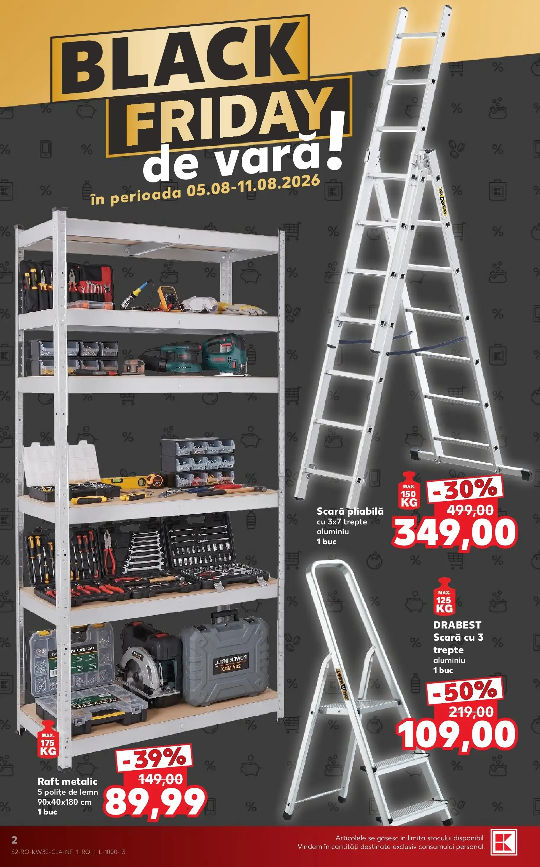Catalog Kaufland Black Friday de Vară de la 5 august până la 11 august 2026 - Revista Pagina 2