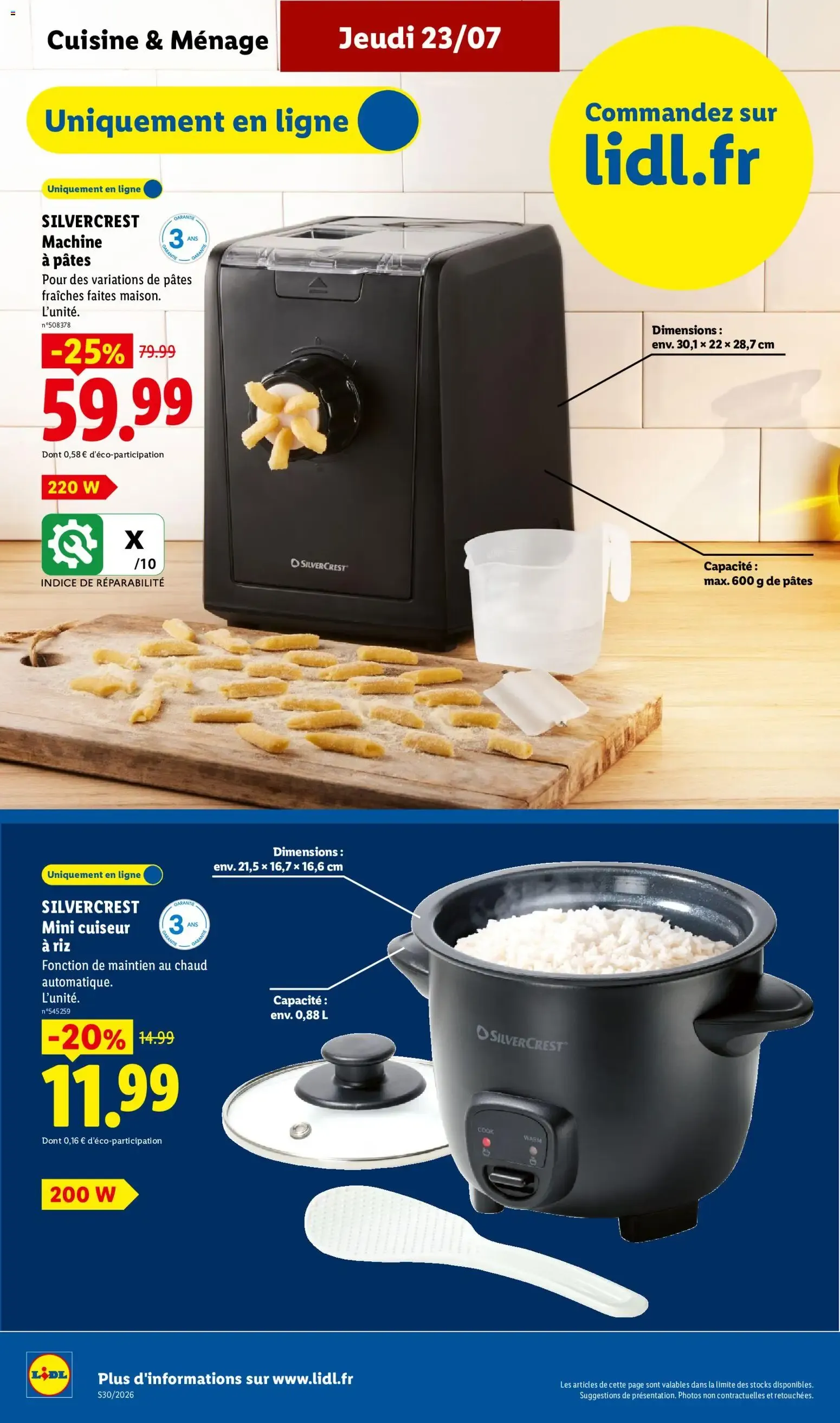 Catalogue LIDL du 23/07/2026 | Promo prospectus en ligne du 23 juillet au 29 juillet 2026 - Catalogue page 36