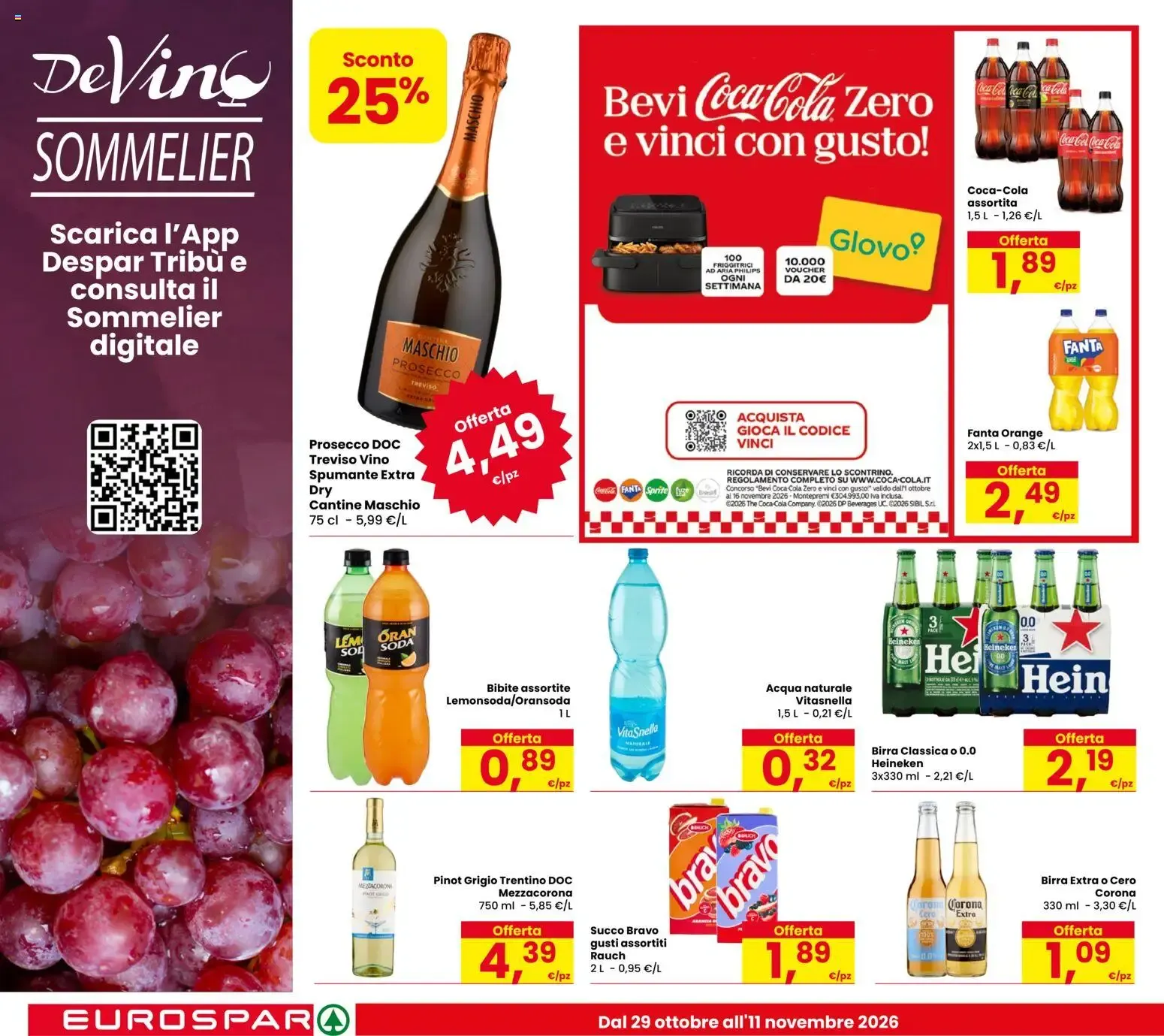 Eurospar volantino dal 29/10/2026 - online Offerte da 29 ottobre a 11 novembre di 2026 - Pagina del volantino 16