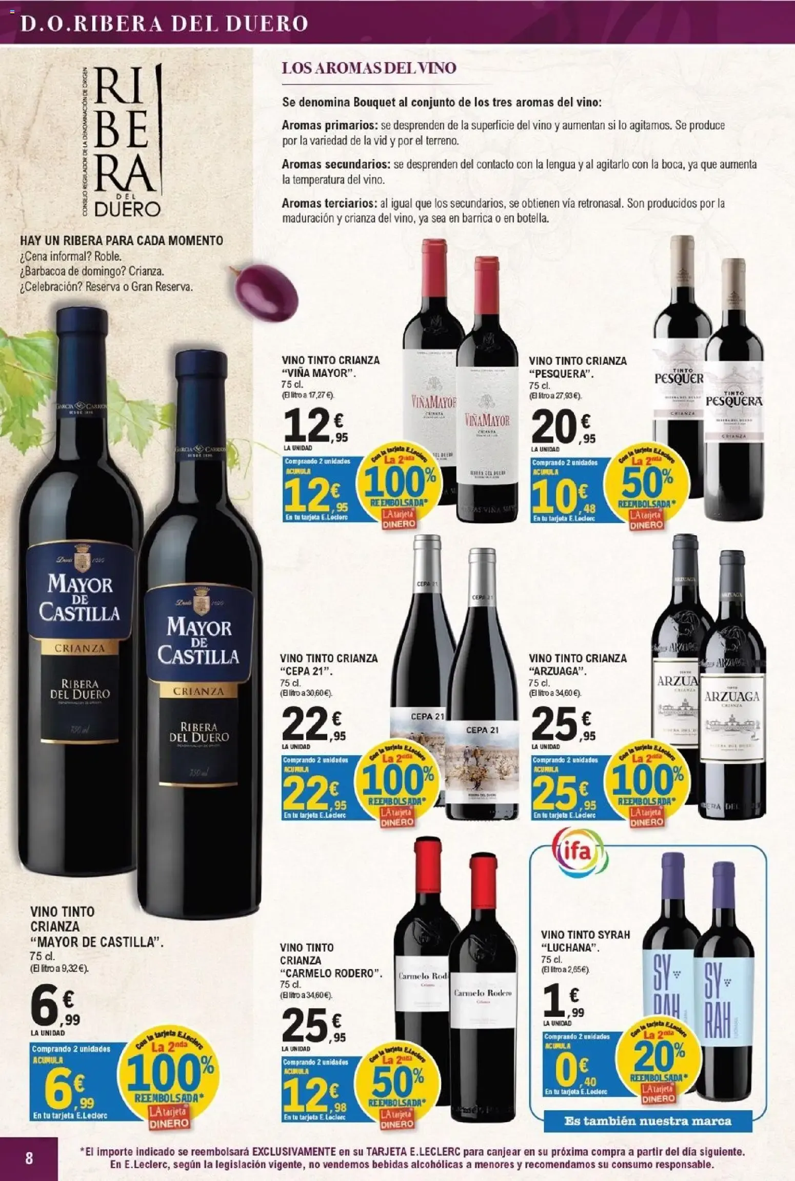 Catálogo de E.Leclerc - Feria del Vino 16 de septiembre al 4 de octubre 2026 - Página 8