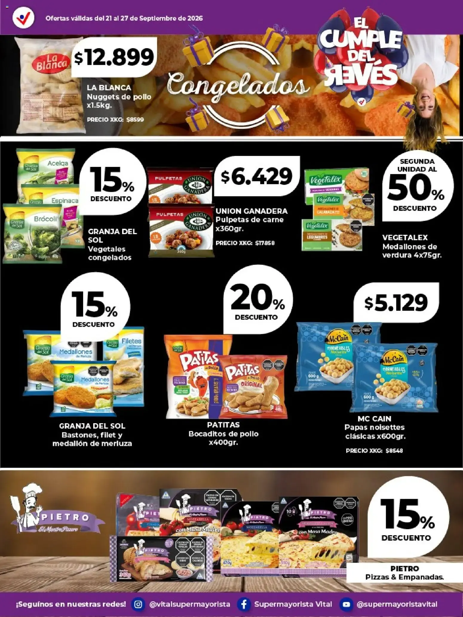 Ofertas de Vital - El Cumple del Jueves: Frescos a la Mesa 21 de septiembre al 27 de septiembre 2026 - Página 7 del catálogo