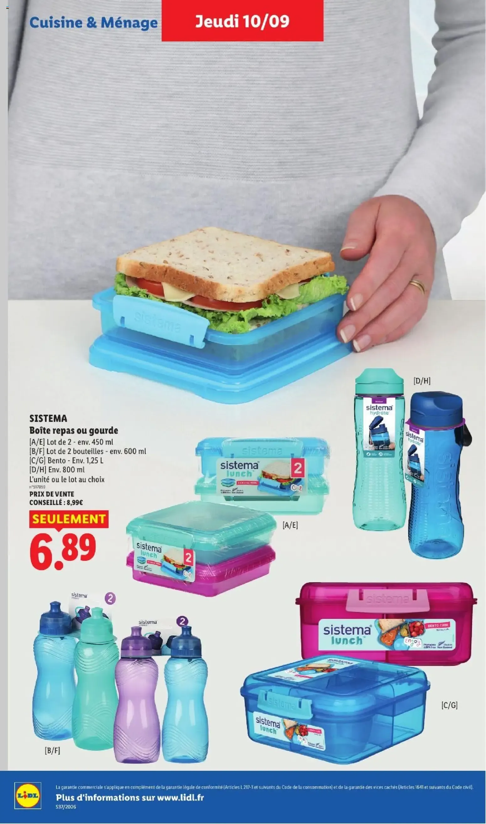Catalogue LIDL du 10/09/2026 | Promo prospectus en ligne du 10 septembre au 16 septembre 2026 - Catalogue page 36