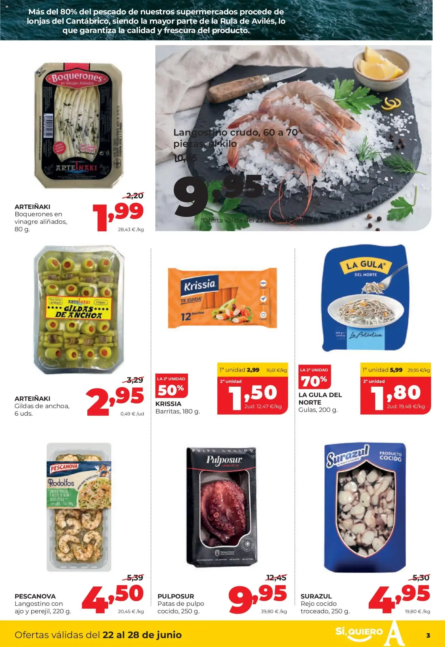 Catálogo de Alimerka folleto >> 22/06 - 28/06/2026 (catálogo) 22 de junio al 28 de junio 2026 - Página 3