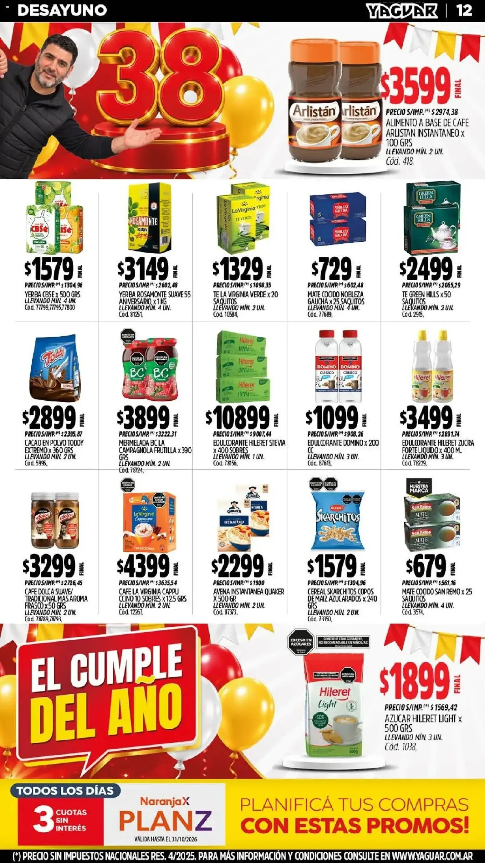 Ofertas de Yaguar - Oferta Semanal Mendoza del 05/10/2026 - 10/10/2026 5 de octubre al 10 de octubre 2026 - Página 9 del catálogo