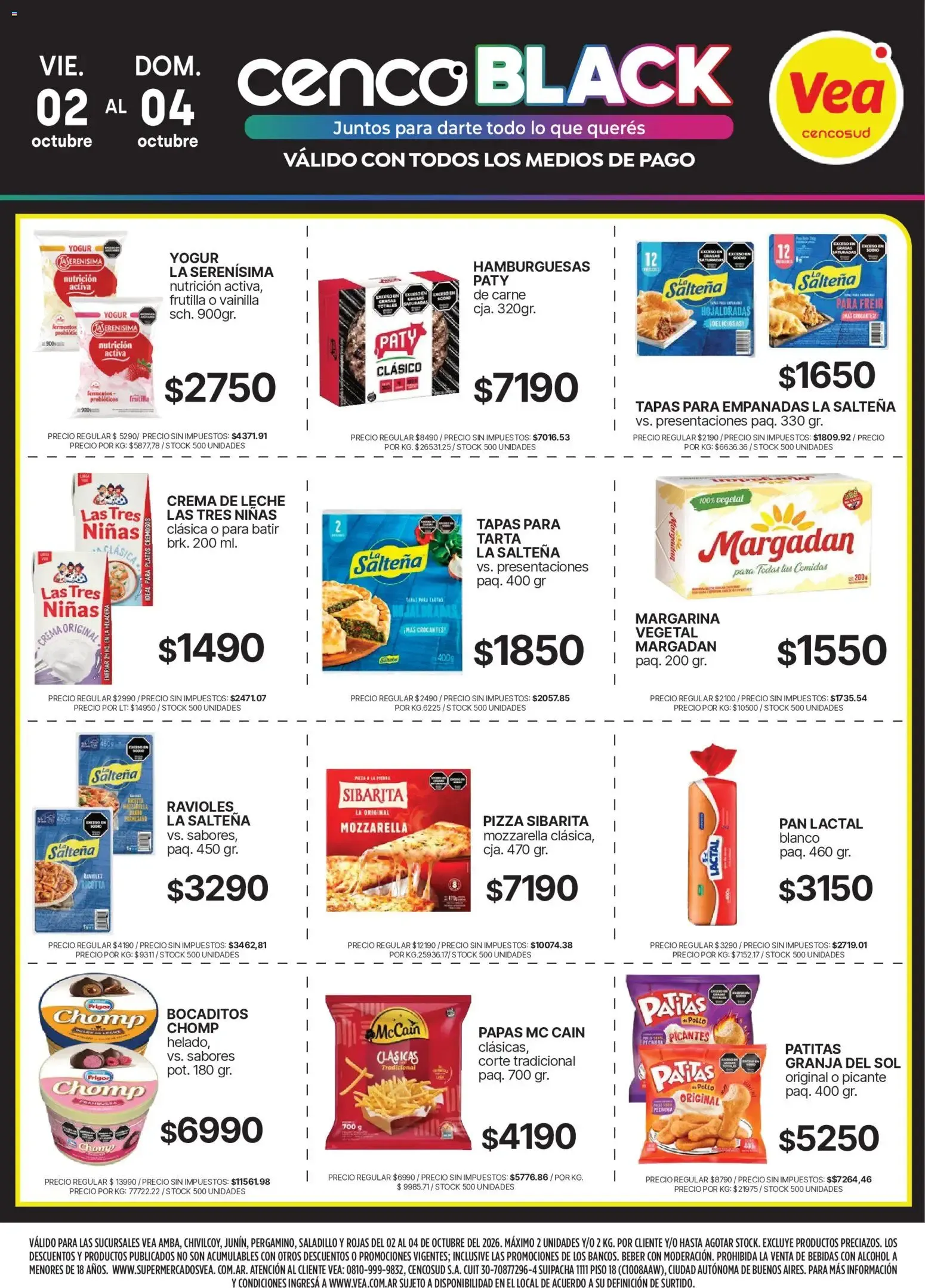 Ofertas de Vea - CENCO BLACK del 02/10/2026 - 04/10/2026 2 de octubre al 4 de octubre 2026 - Página 8 del catálogo