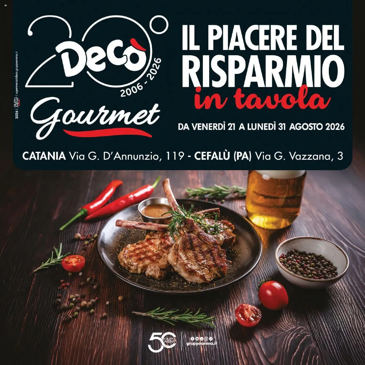 Nuovo Decò - Decò volantino Gourmet Sicilia dal 21/08/2026 > offerte anteprima 🛍️ da 21 agosto a 31 agosto di 2026 - Pagina del volantino 1