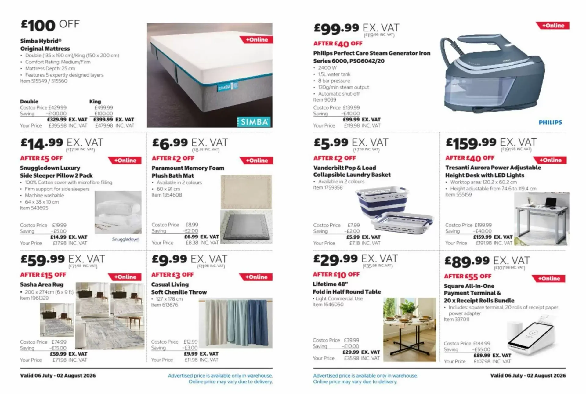 Costco leaflet from 6 July to 2 August 2026 - Catalogue Page 4