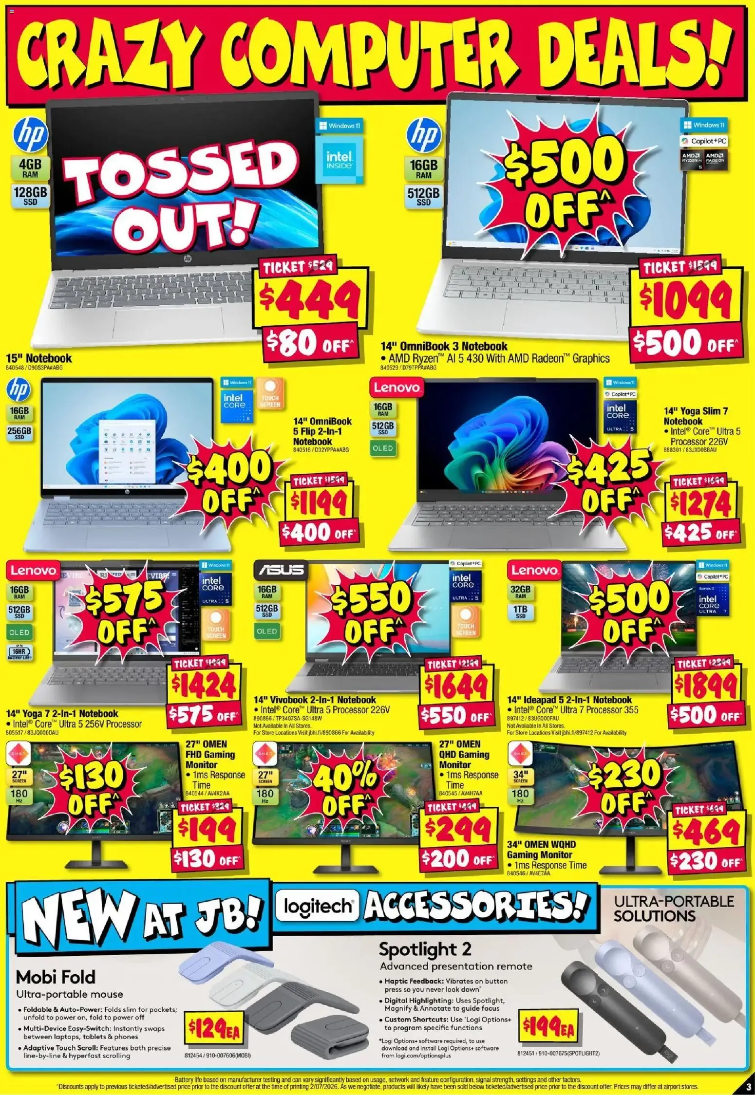 JB HI-FI BIG BRAND SELLOUT! - Catalogue valid from 16 July to 29 July 2026 - page 3