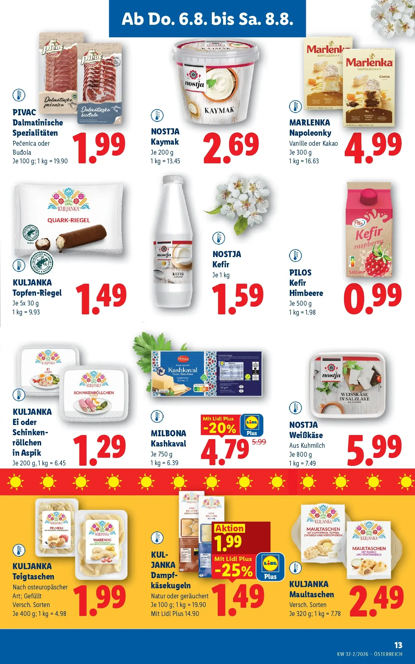 Lidl Plus Österreichs günstigste Preise von 6. August bis 8. August 2026 - Flugblätt seite  15