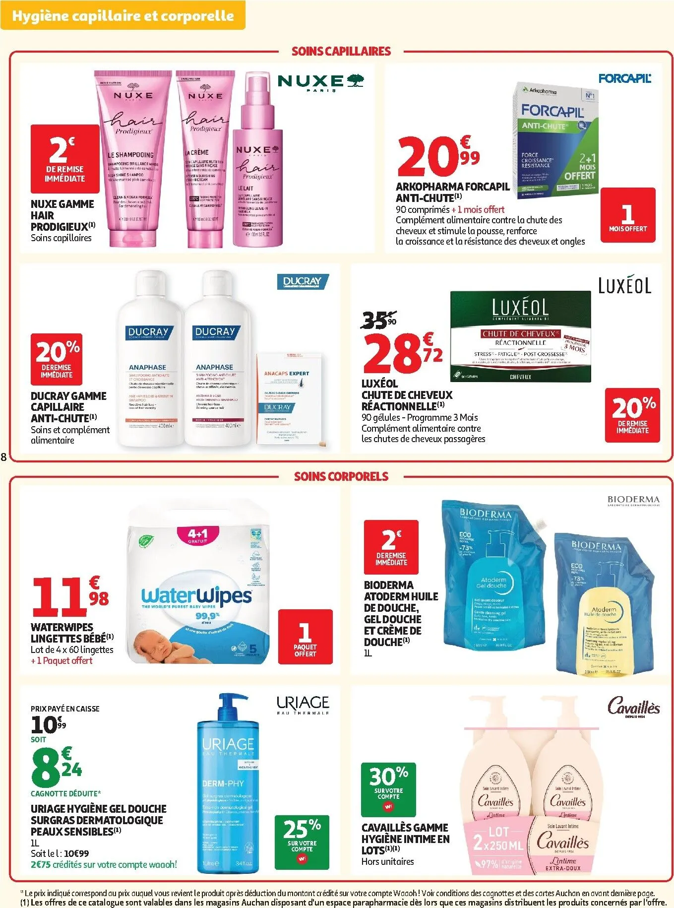 Current Auchan - Parapharmacie, beauté - Hypermarché leaflet valid from du mardi 29/09/2026 to du dimanche 25/10/2026 du 29 septembre au 25 octobre 2026 - Catalogue page 10