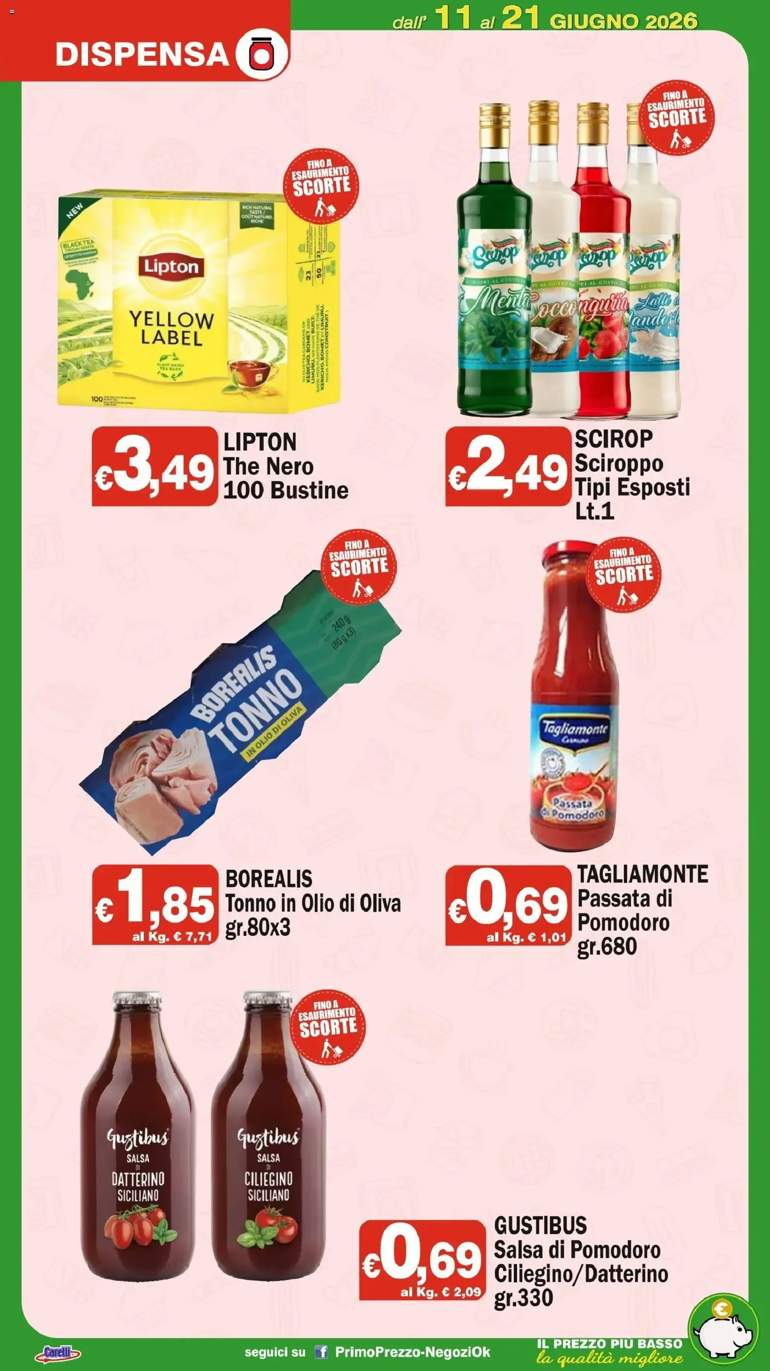 Primo Prezzo volantino dal 11/06/2026 - online Offerte da 11 giugno a 21 giugno di 2026 - Pagina del volantino 16