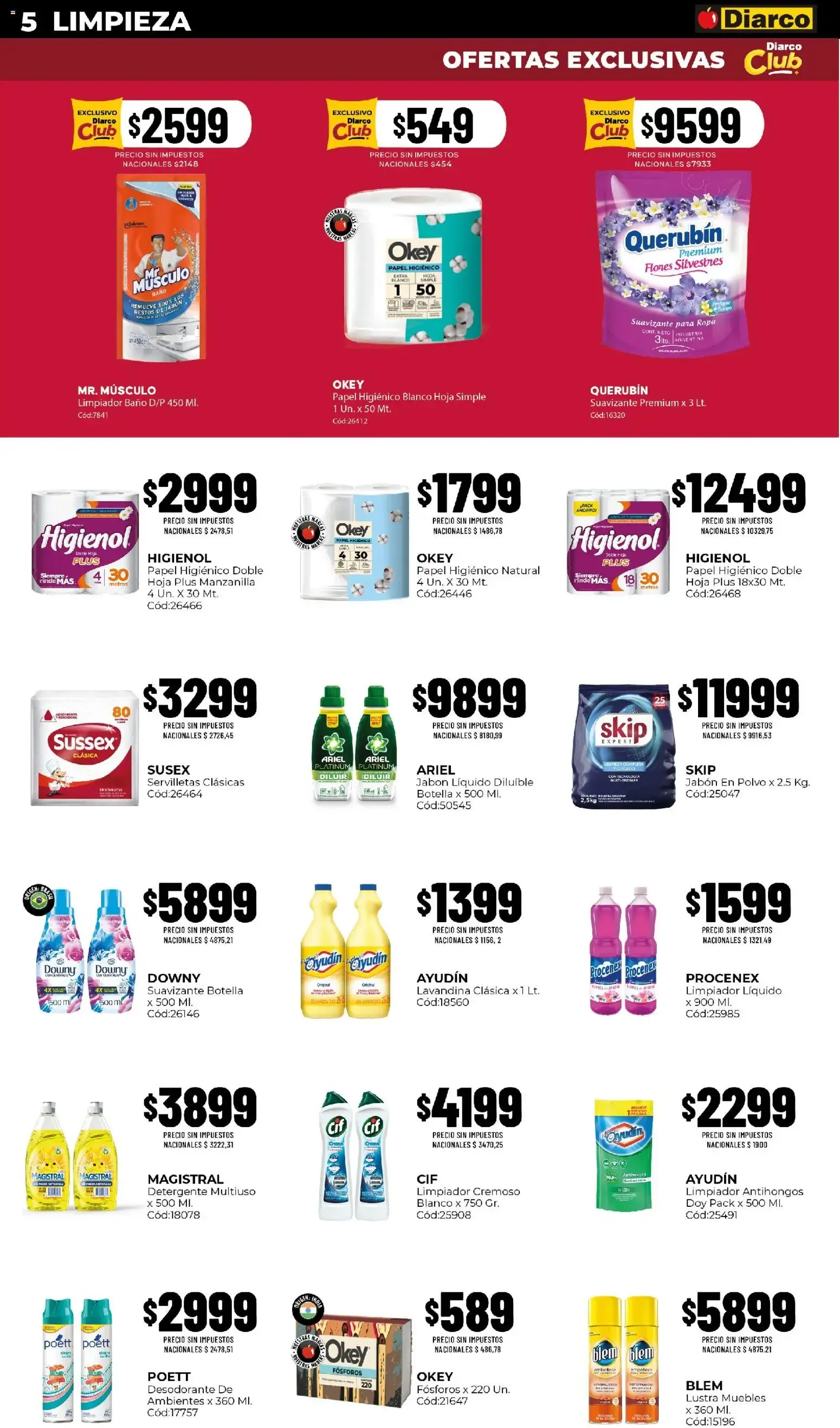 Ofertas de Diarco - ¡Todos pueden comprar por unidad o cantidad! 14 de septiembre al 18 de septiembre 2026 - Página 5 del catálogo