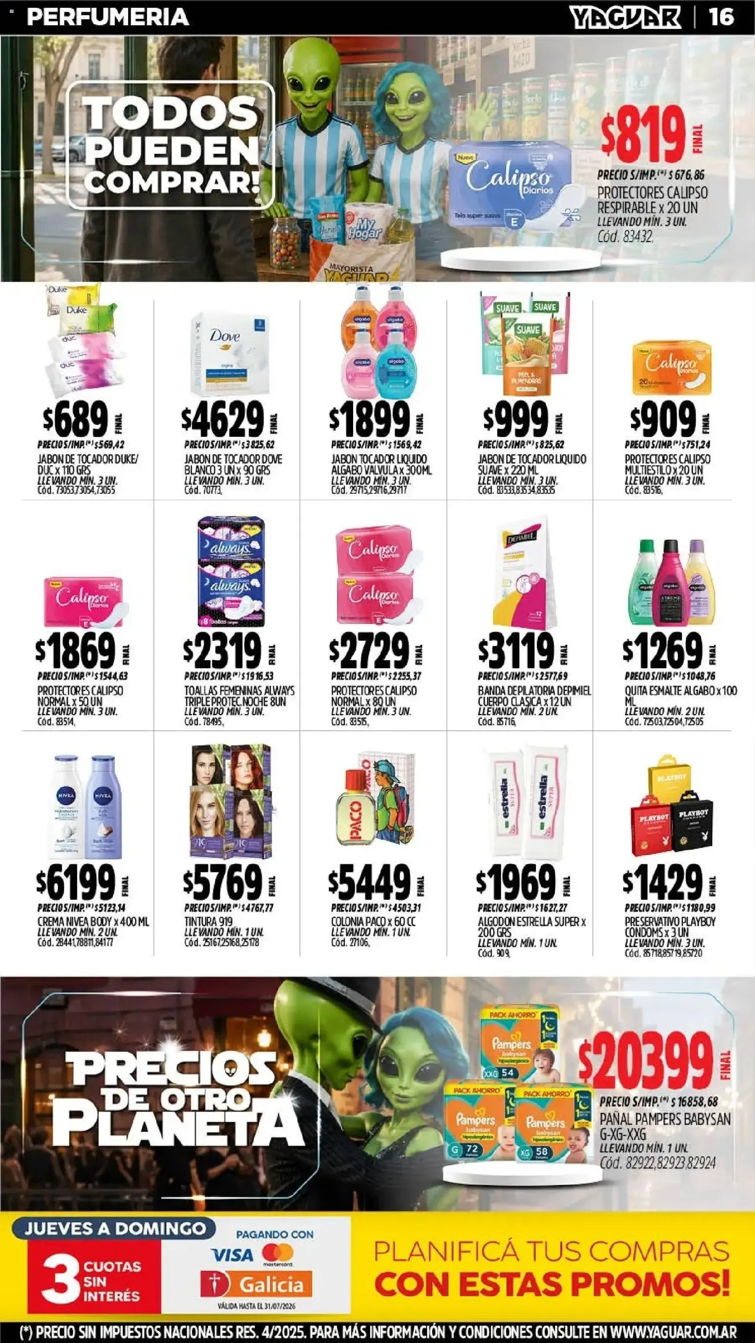 Ofertas de Mayorista Yaguar - Precios de Otro Planeta 13 de julio al 19 de julio 2026 - Página 18 del catálogo