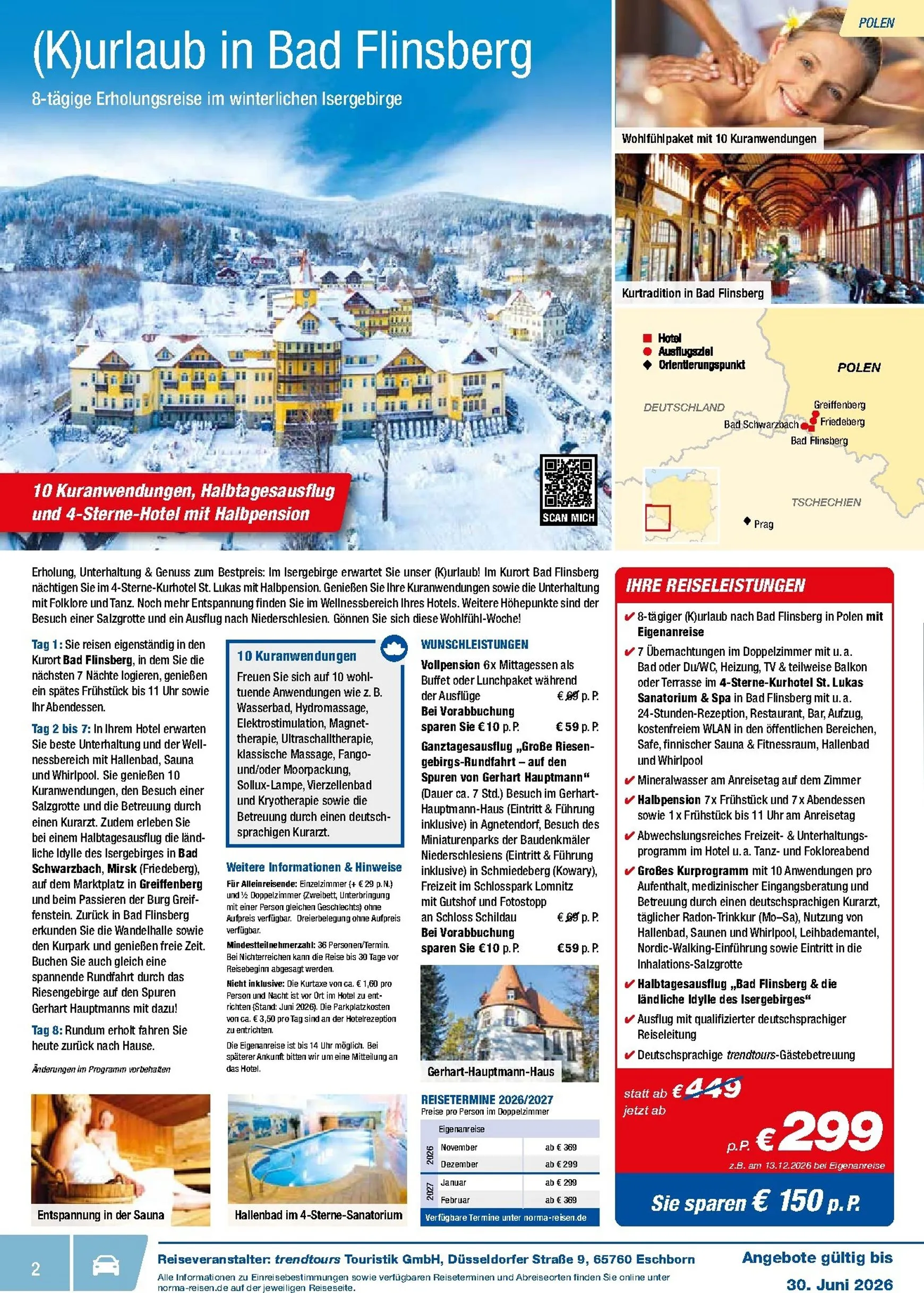 Norma - Reisen Prospekt – von Montag 01.06.2026 bis Dienstag 30.06.2026 von 1. Juni bis 30. Juni 2026 - Prospekt seite 2