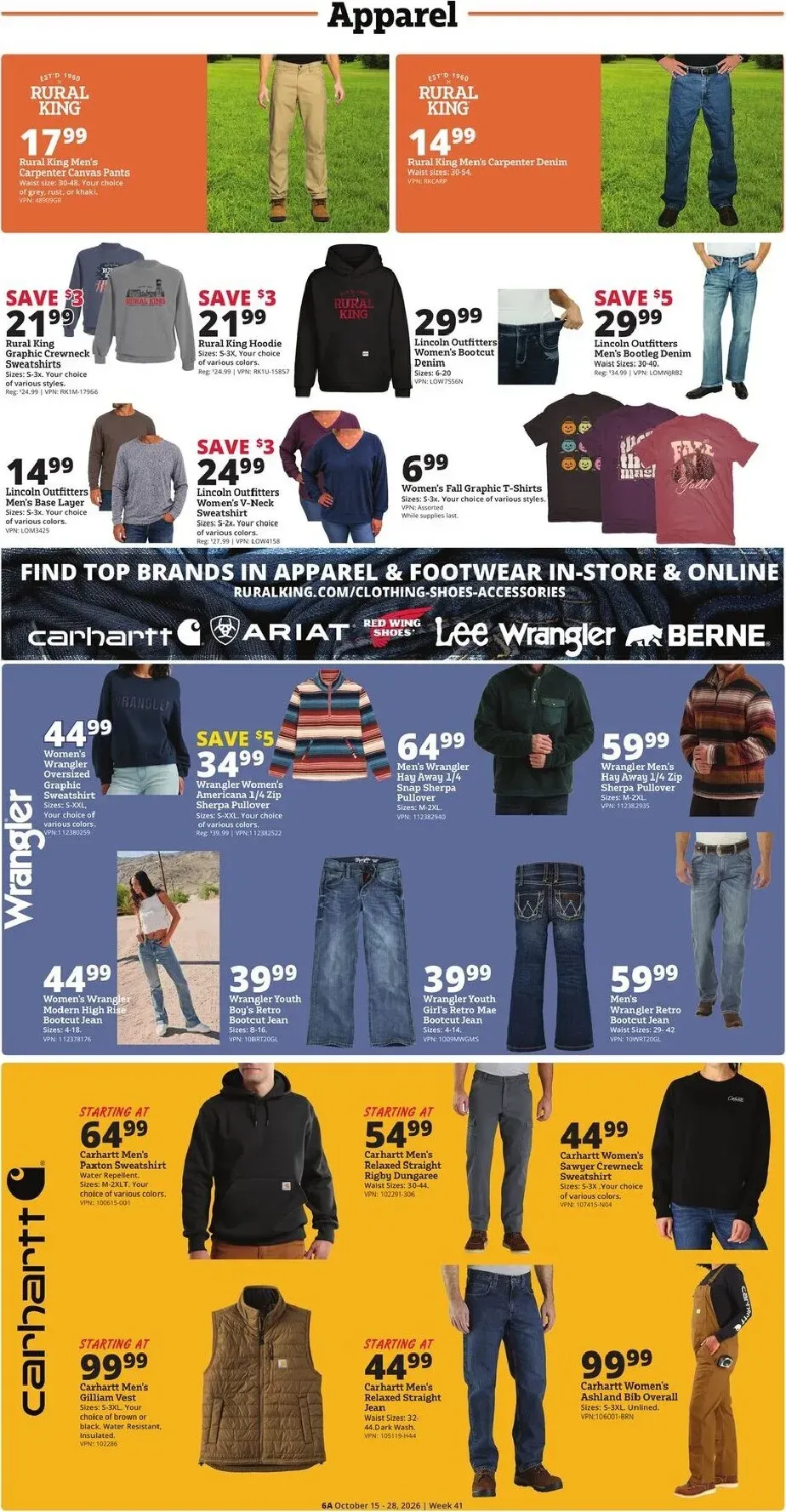 Weekly promotion Current Rural King - Pet-O-Ween leaflet valid from Thursday 10/15/2026 to Wednesday 10/28/2026 spanning from October 15 to October 28 2026 - Page 6 for Catalogue 365