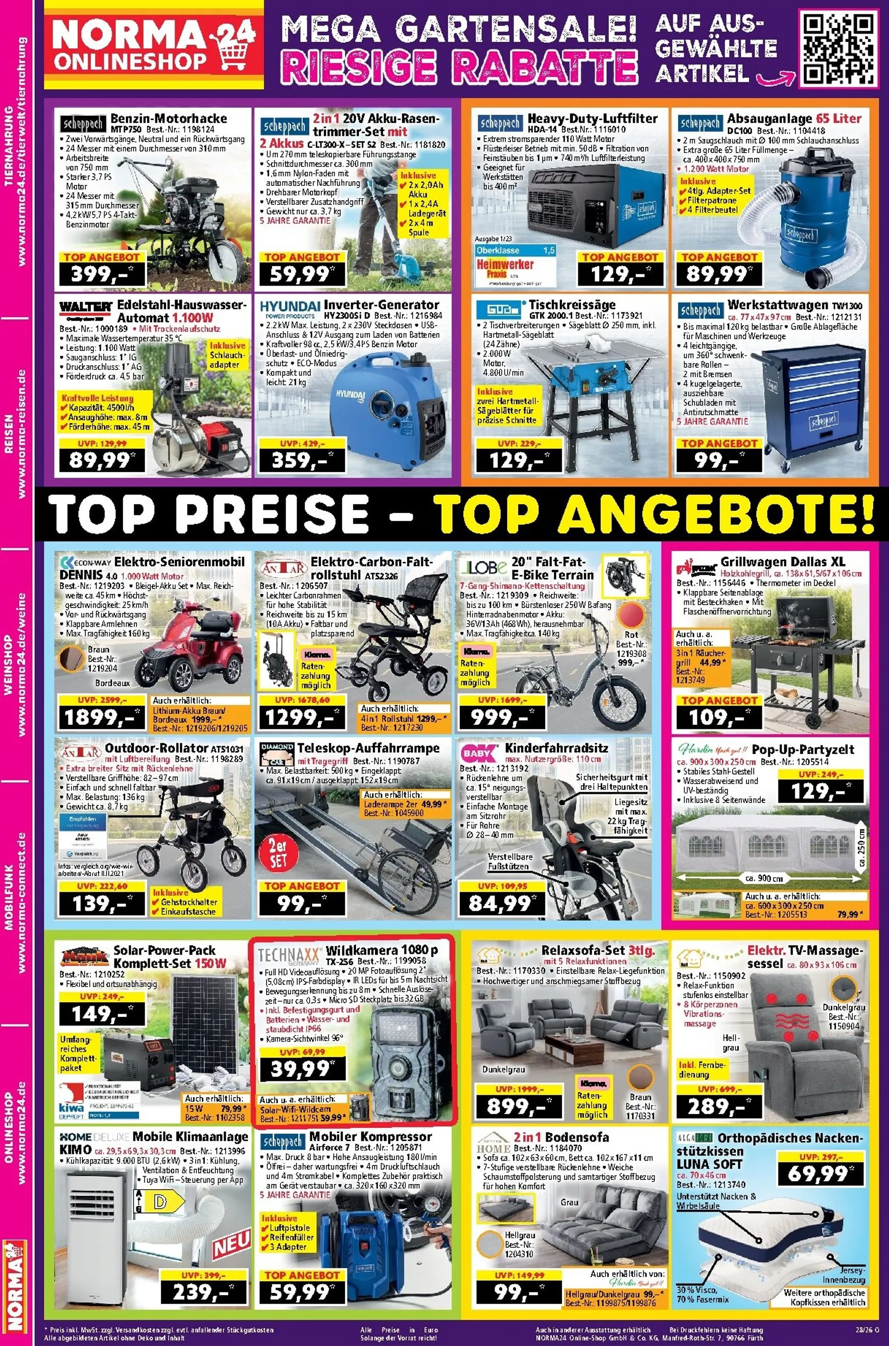 Norma24 - Onlineshop Prospekt nächste Woche – von Montag 06.07.2026 bis Sonntag 12.07.2026 von 6. Juli bis 12. Juli 2026 - Prospekt seite 2