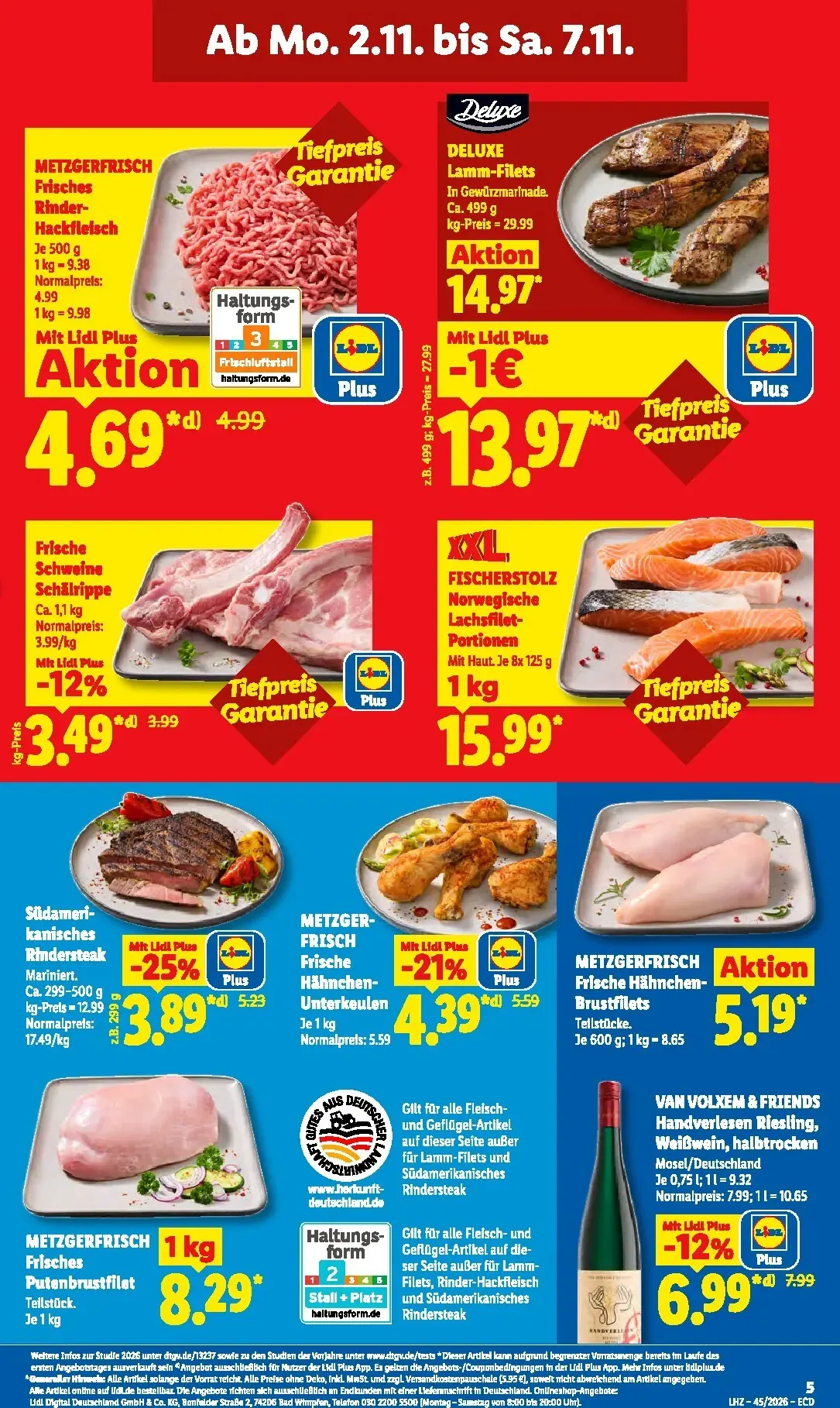 Lidl Sparen beim Preisführer von 2. November bis 7. November 2026 - Prospekt seite 12