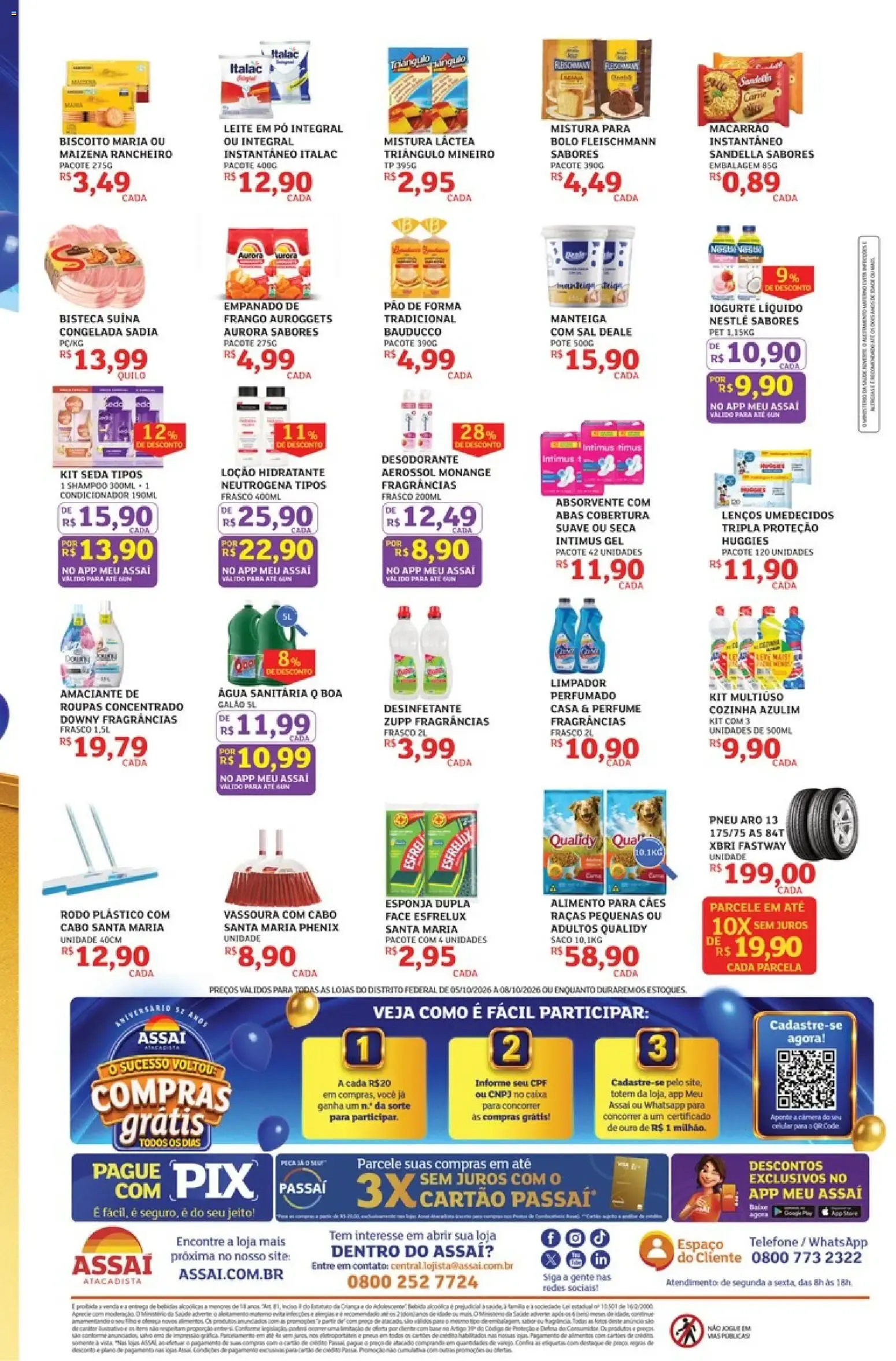 Encarte de Assaí Atacadista ofertas - DF de 05/10/2026 | Promoções Online 5 de outubro até 8 de outubro 2026 - Pagina 2