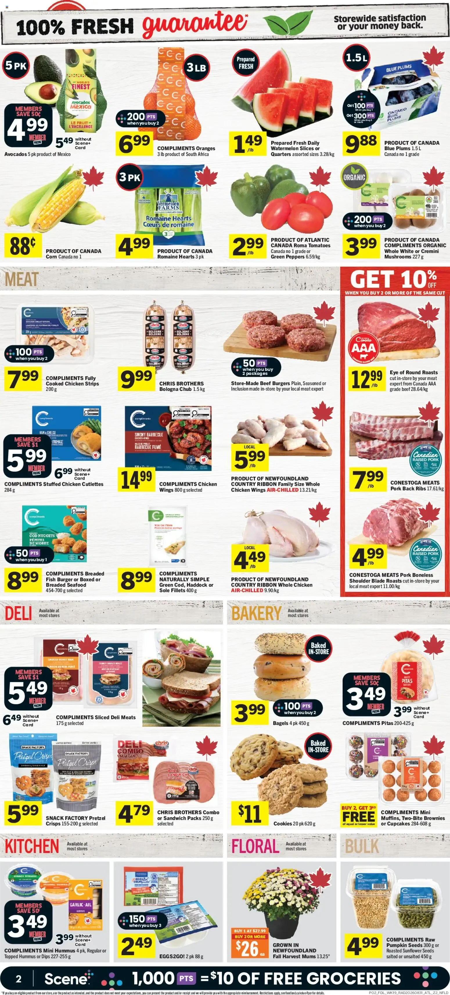 Foodland weekly flyer / circulaire from Sep 3, 2026 > weekly specials & deals from September 3 to September 9 2026 - flyer page 3