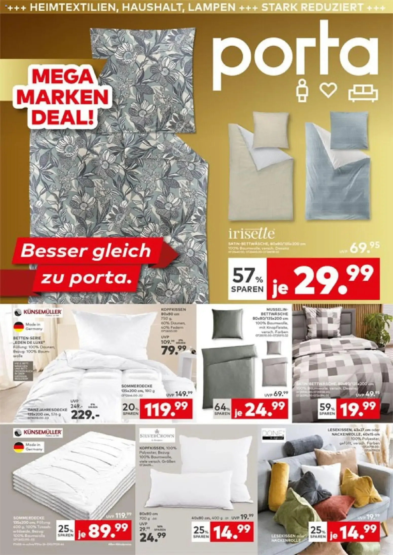 Porta! Mega Marken Deal (ab 31.08.2026) zum Blättern von 31. August bis 6. September 2026 - Prospekt seite 1