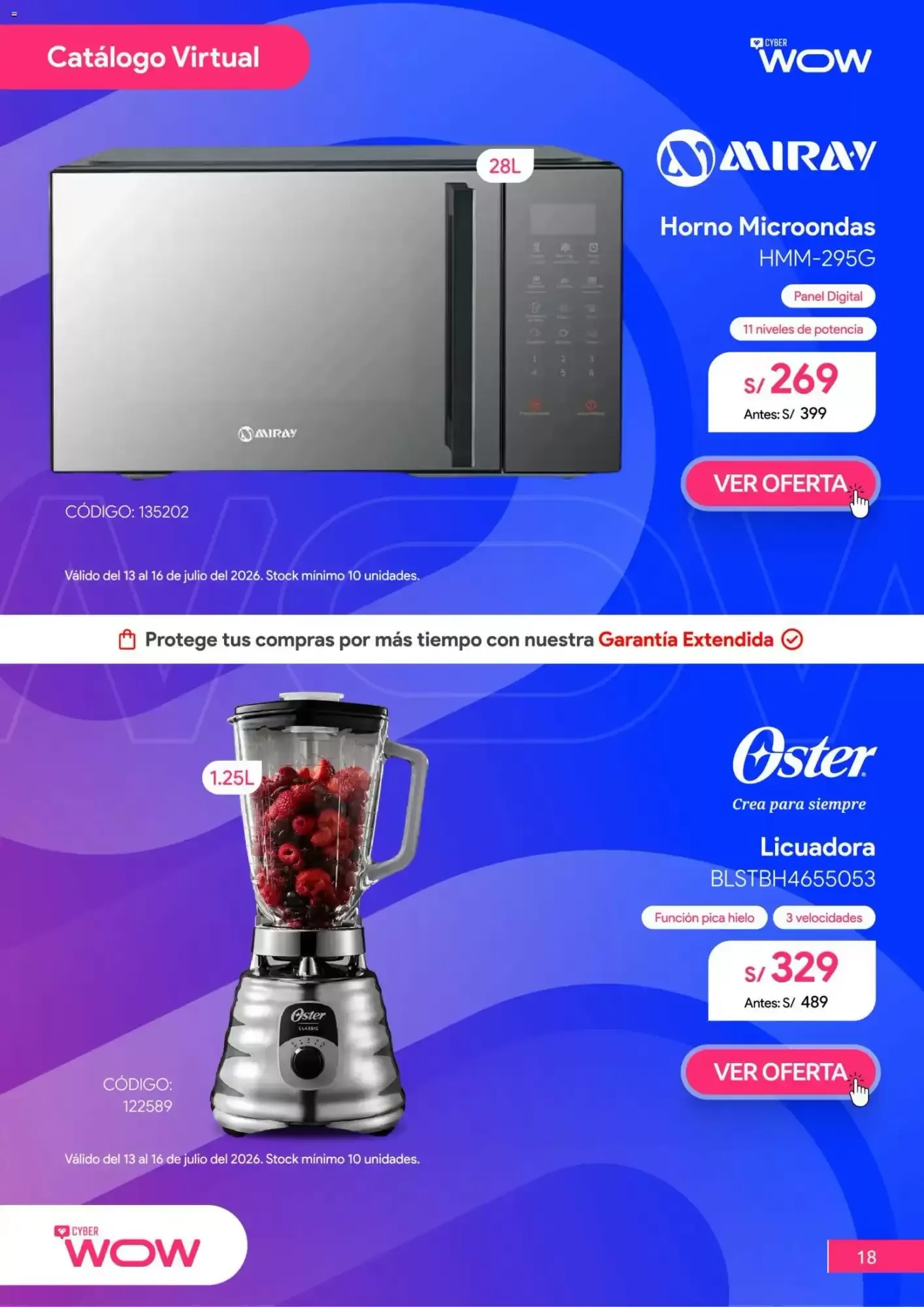 Catalogo de Catálogo Virtual Cyber WOW Hiraoka 13 de julio al 16 de julio 2026 - Pag 19